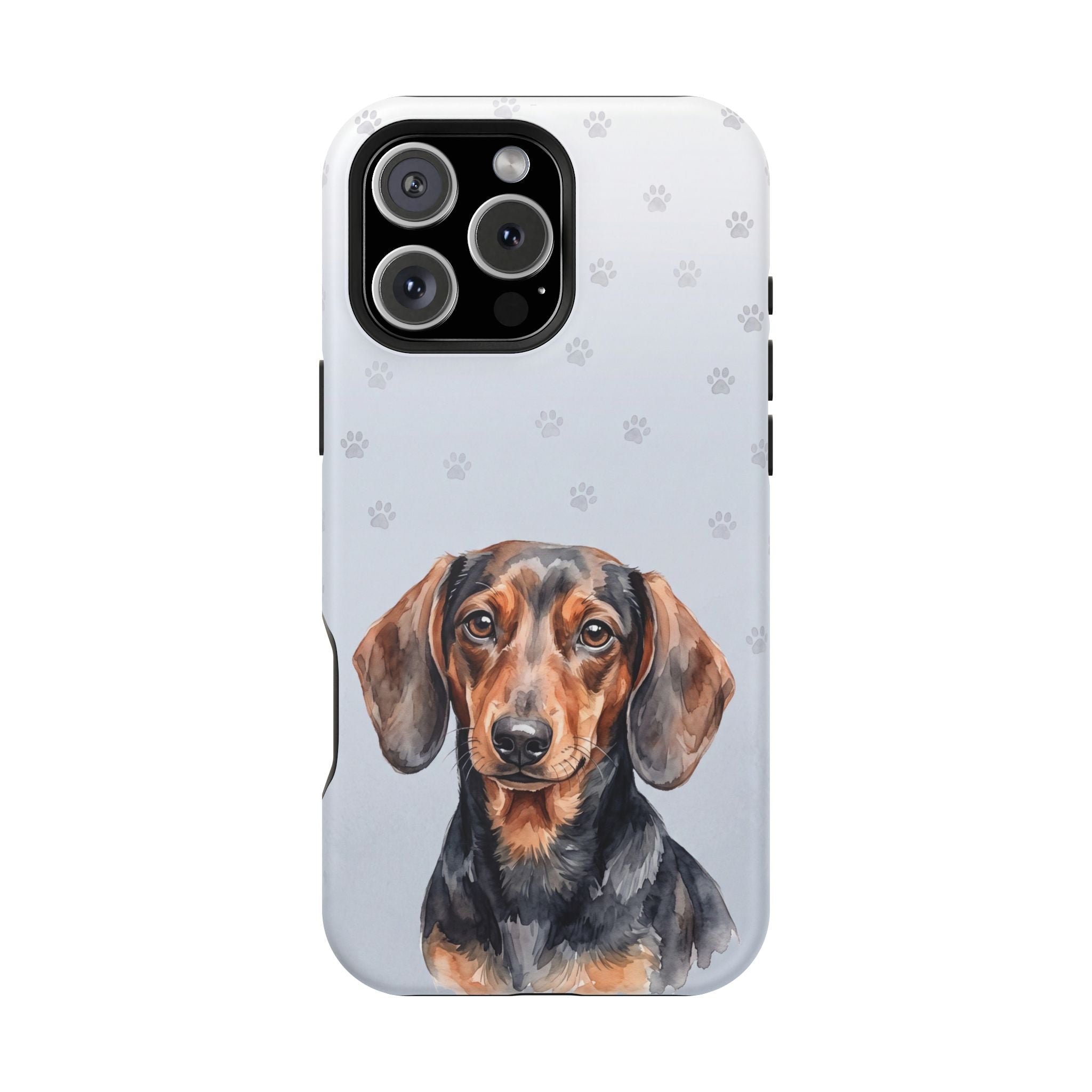 Dachshund Phone Case — Impact-Resistant Wireless Charging Cover