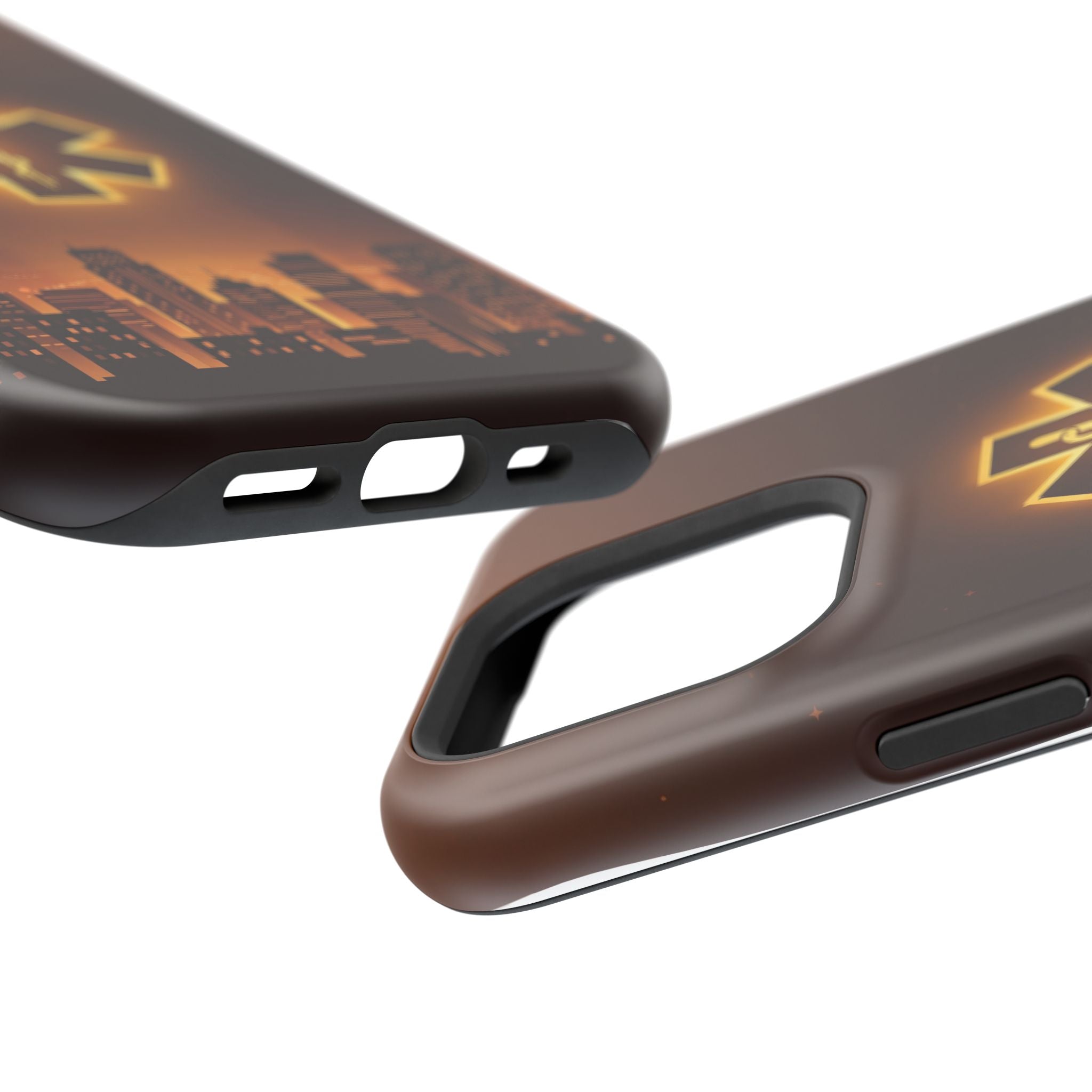 Paramedic/EMT Skyline Phone Case — Magnetic Wireless Charging Cover