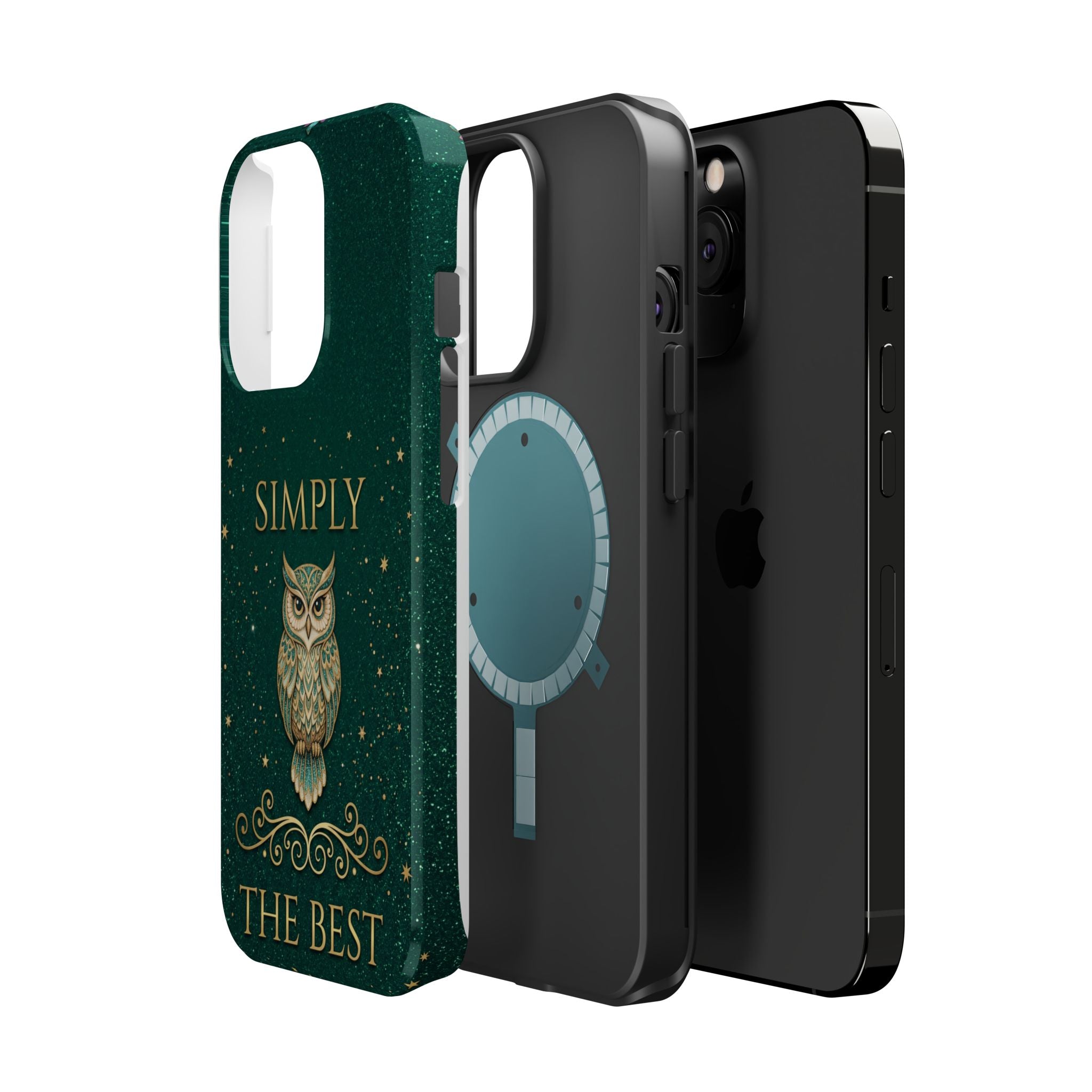 Simply The Best Wise Owl Phone Case — Wireless Charging Cover