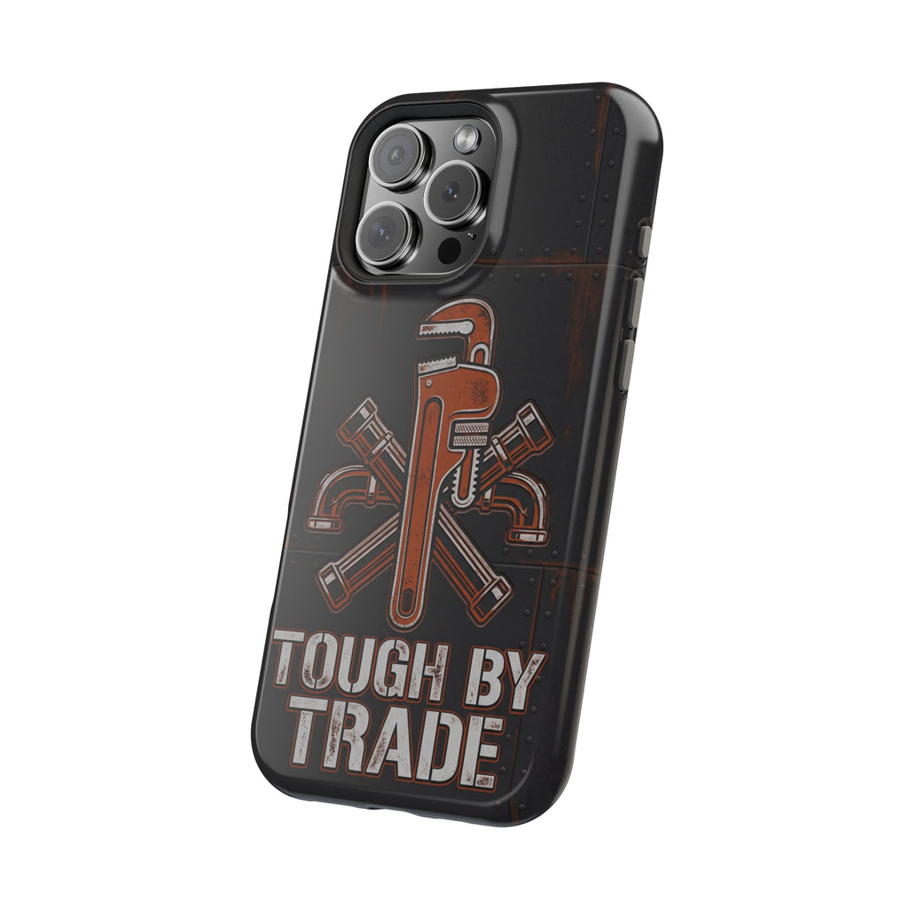 Tough By Trade Phone Case — Crossed Wrenches Wireless Charging Cover