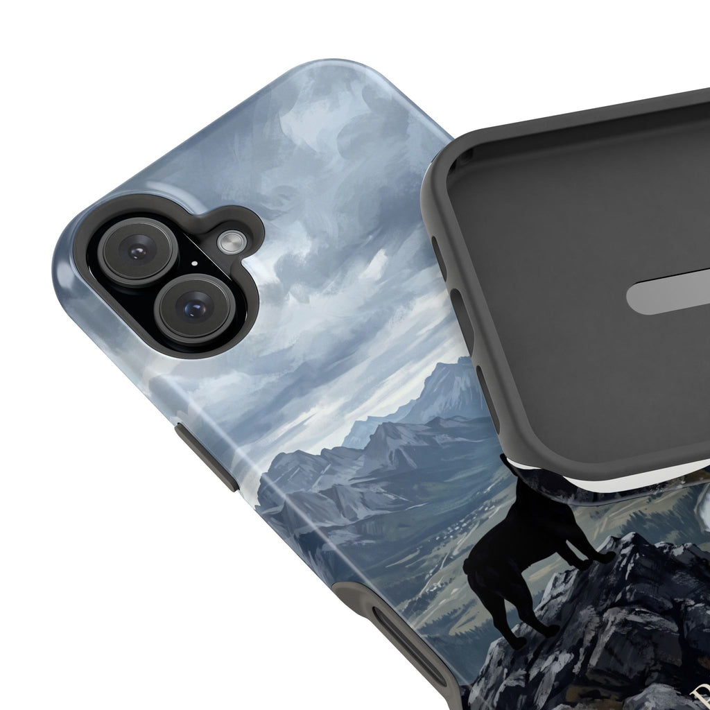 Personalized French Bulldog Mountain Valley Phone Case — Wireless Charging Cover