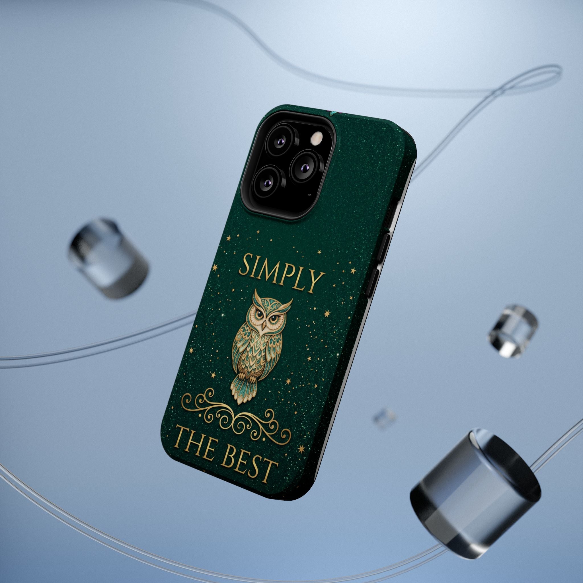 Simply The Best Wise Owl Phone Case — Wireless Charging Cover