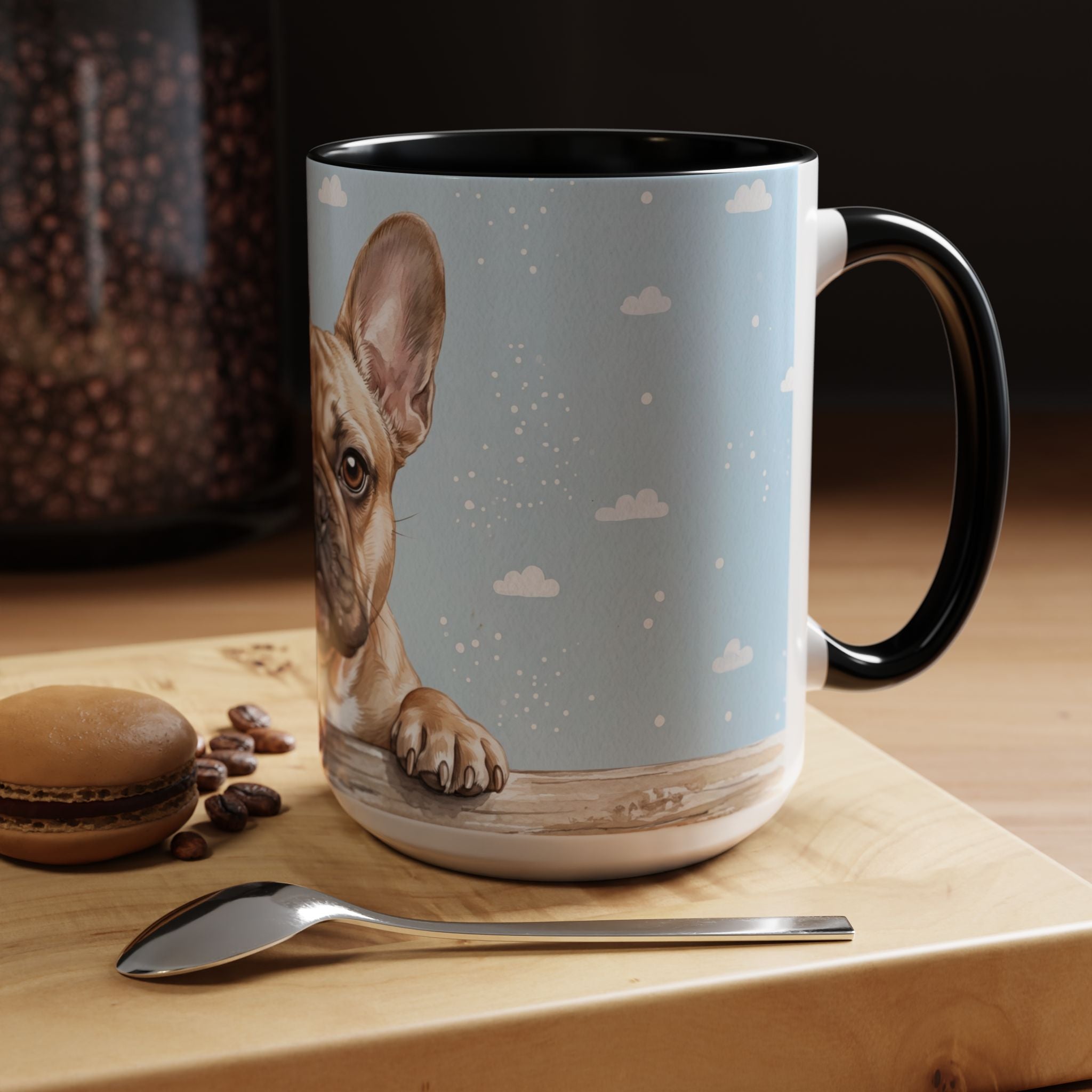 Cute Frenchie Mug | French Bulldog Lover Gift | Dog Coffee Mug