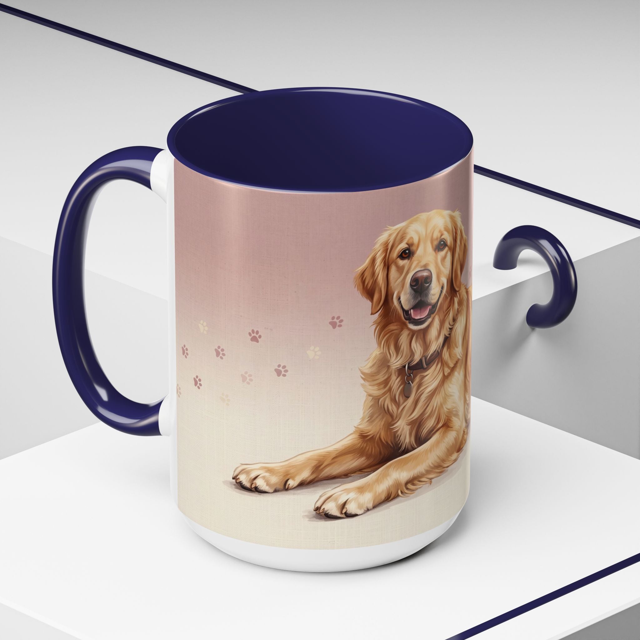 Golden Retriever Lying Down Mug | Golden Retriever Lover Gift | Cute Dog Coffee Mug