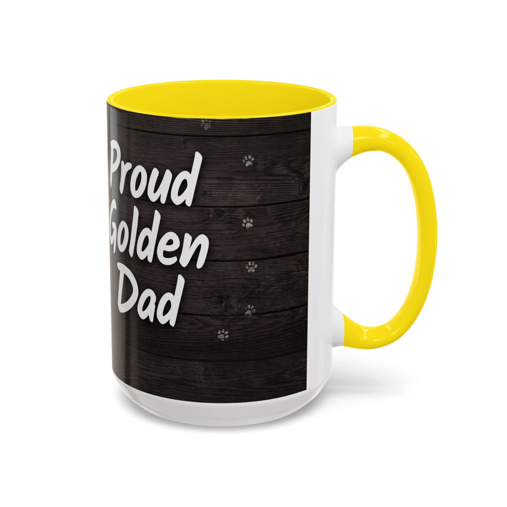 Proud Golden Dad Mug | Golden Retriever Lover Gift | Dog Dad Coffee Mug