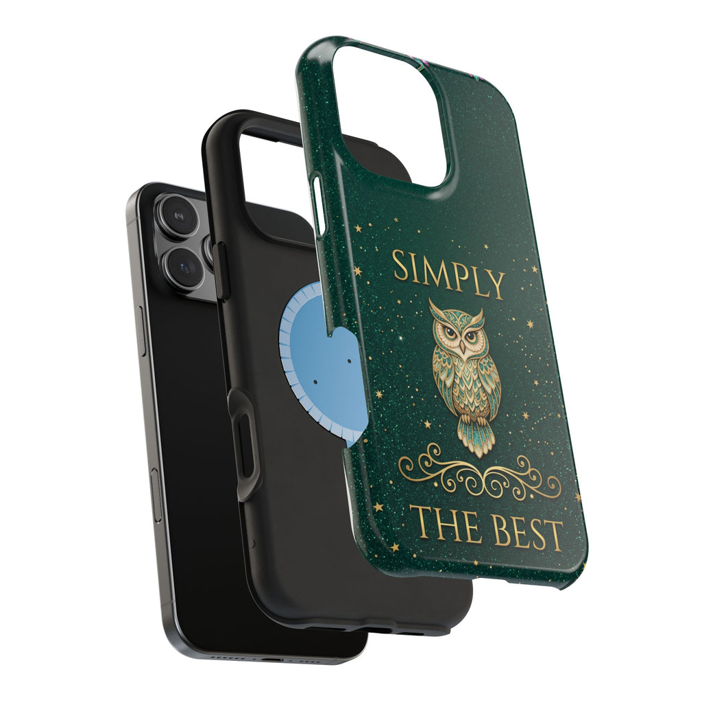 Simply The Best Wise Owl Phone Case — Wireless Charging Cover