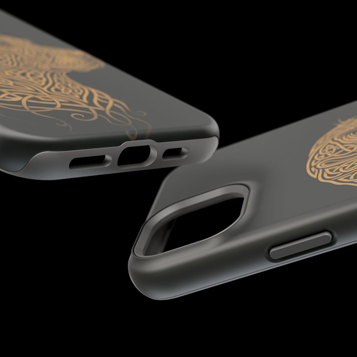 Celtic Knotwork Labrador Phone Case — Tough Magnetic Case with Wireless Charging