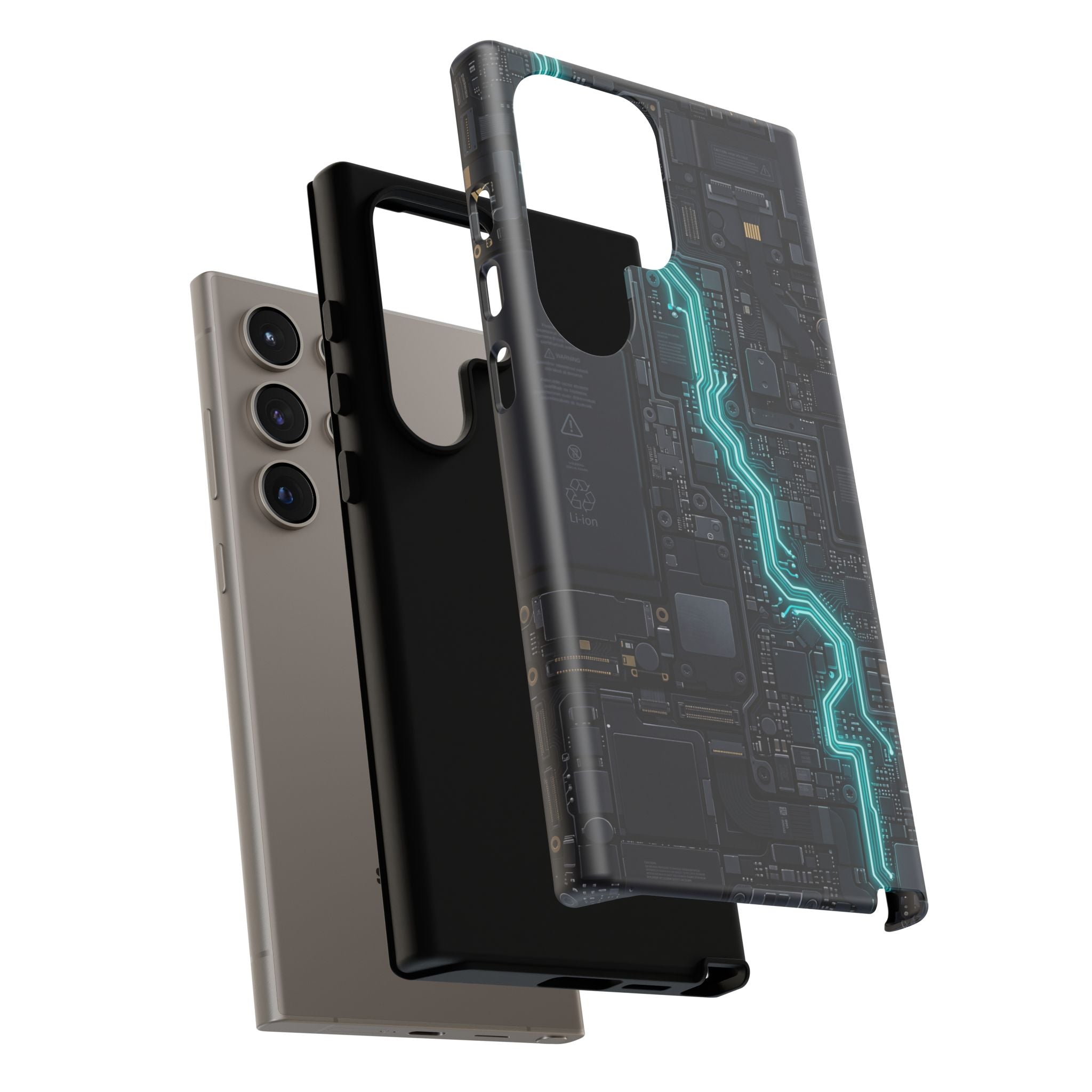 Electrician Cyan Circuit Phone Case - Samsung & iPhone Series