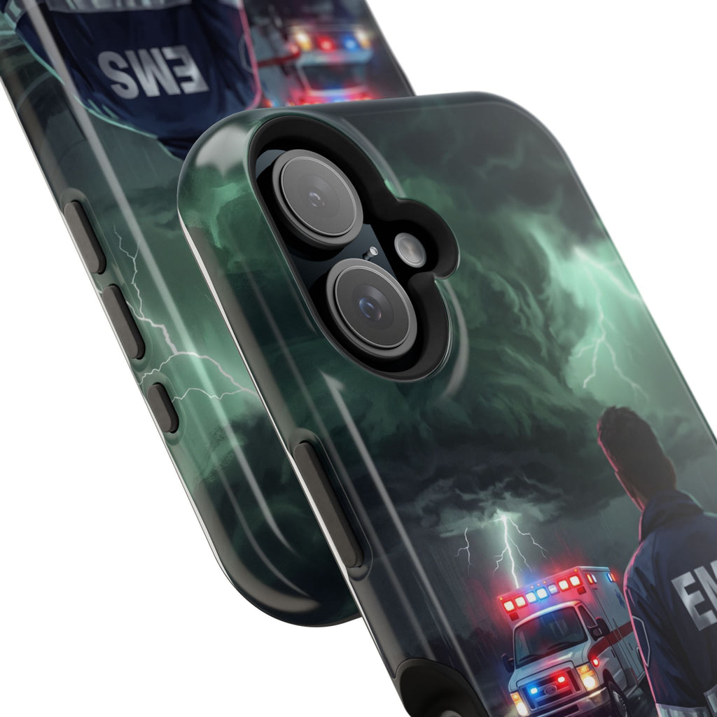 EMS Green Storm City Phone Case — Magnetic Wireless Charging Cover