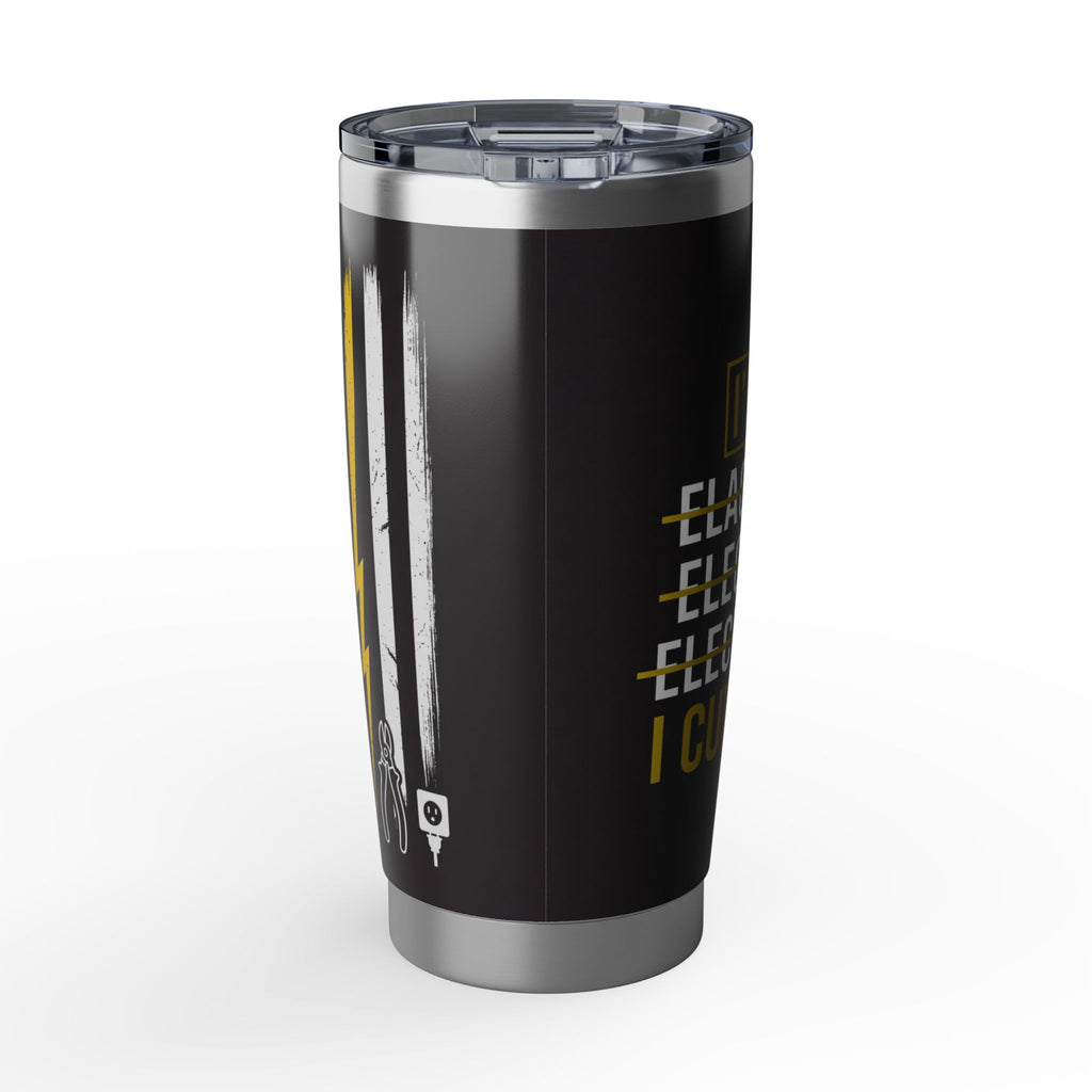Funny Electrician Tumbler – "I Cut Wires" Misspelled Gag Design 20 oz