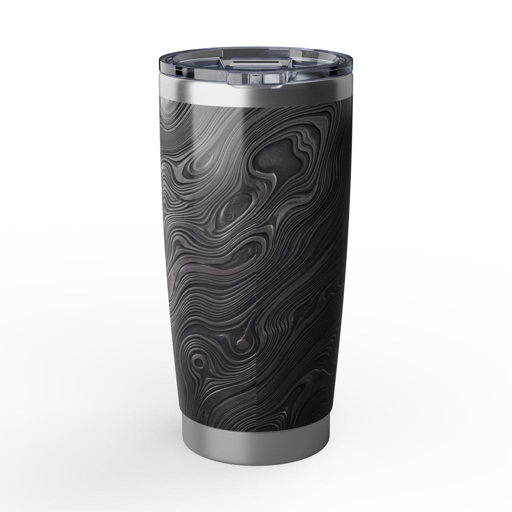 Labrador Tumbler | Damascus Steel Art — 20 oz Stainless Travel Mug