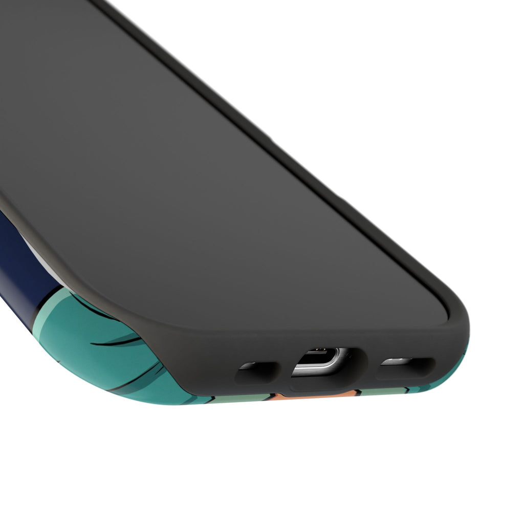 Bold Nurse Portrait Phone Case — Magnetic Wireless Charging Cover