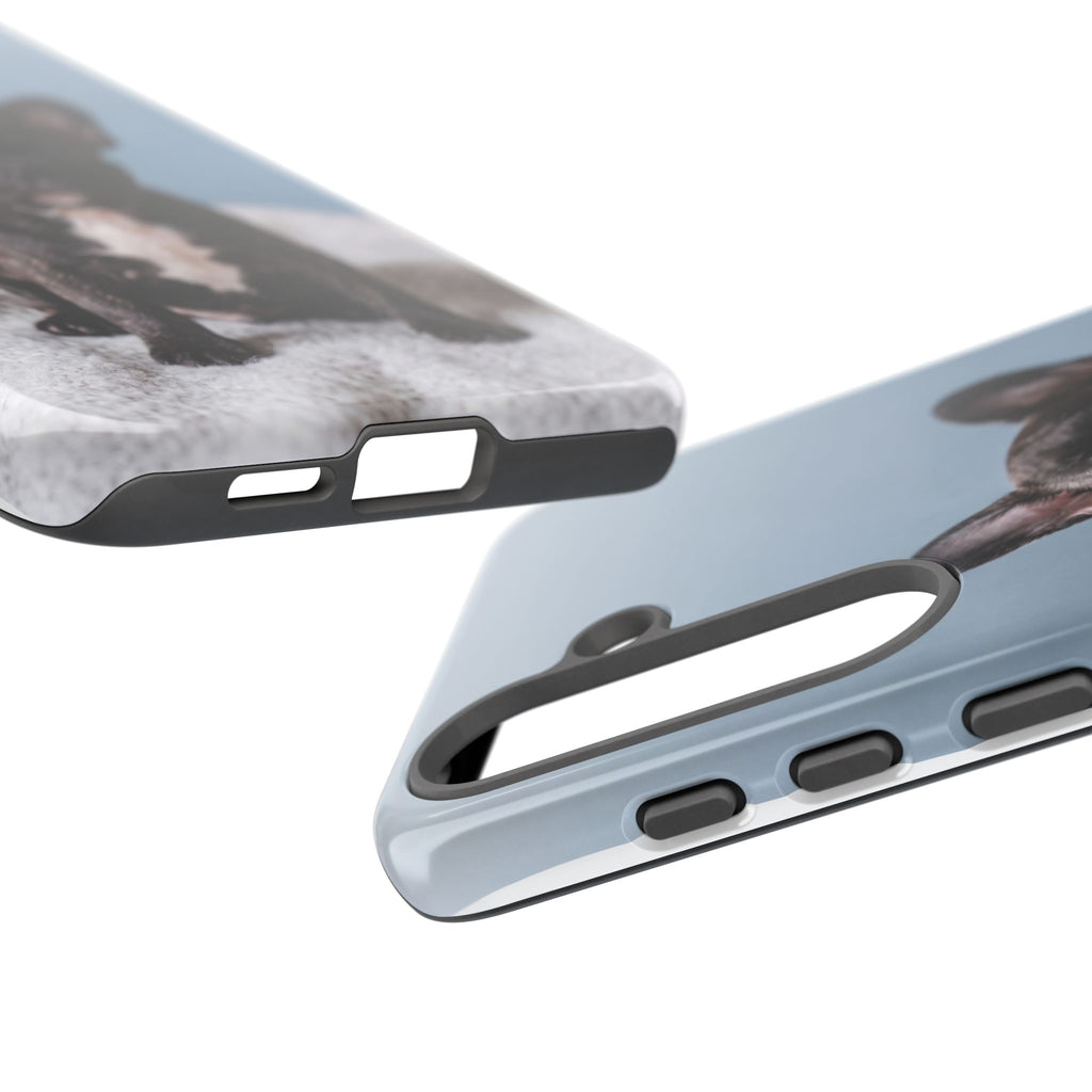 French Bulldog Puppy Phone Case | Adorable Brindle Frenchie Portrait | Samsung & iPhone