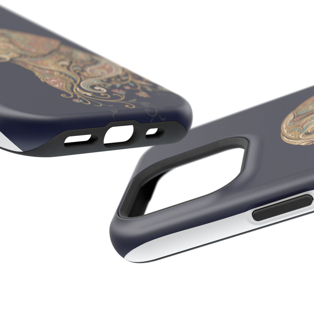 Paisley Labrador Phone Case — Tough Magnetic Case with Wireless Charging