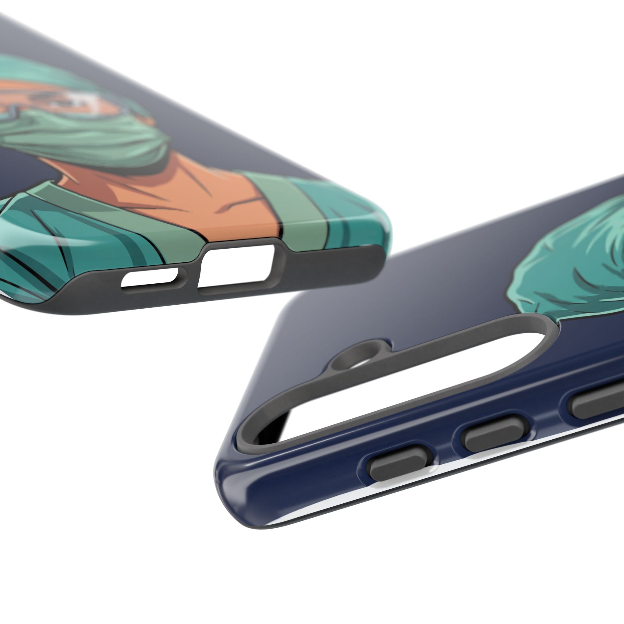 Nurse Illustrated Portrait Phone Case | iPhone & Samsung