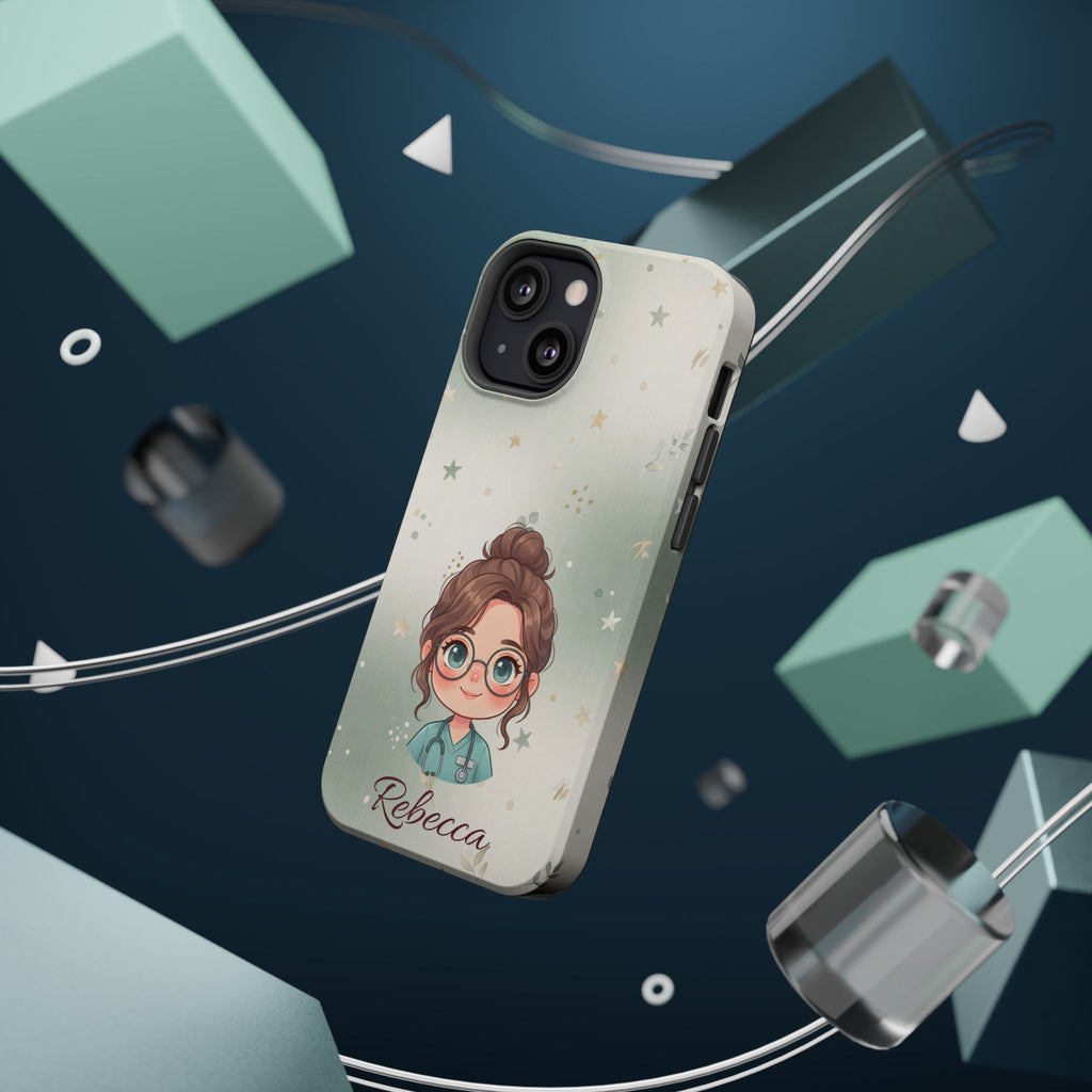 Personalized Starry Nurse Phone Case — Wireless Charging Cover