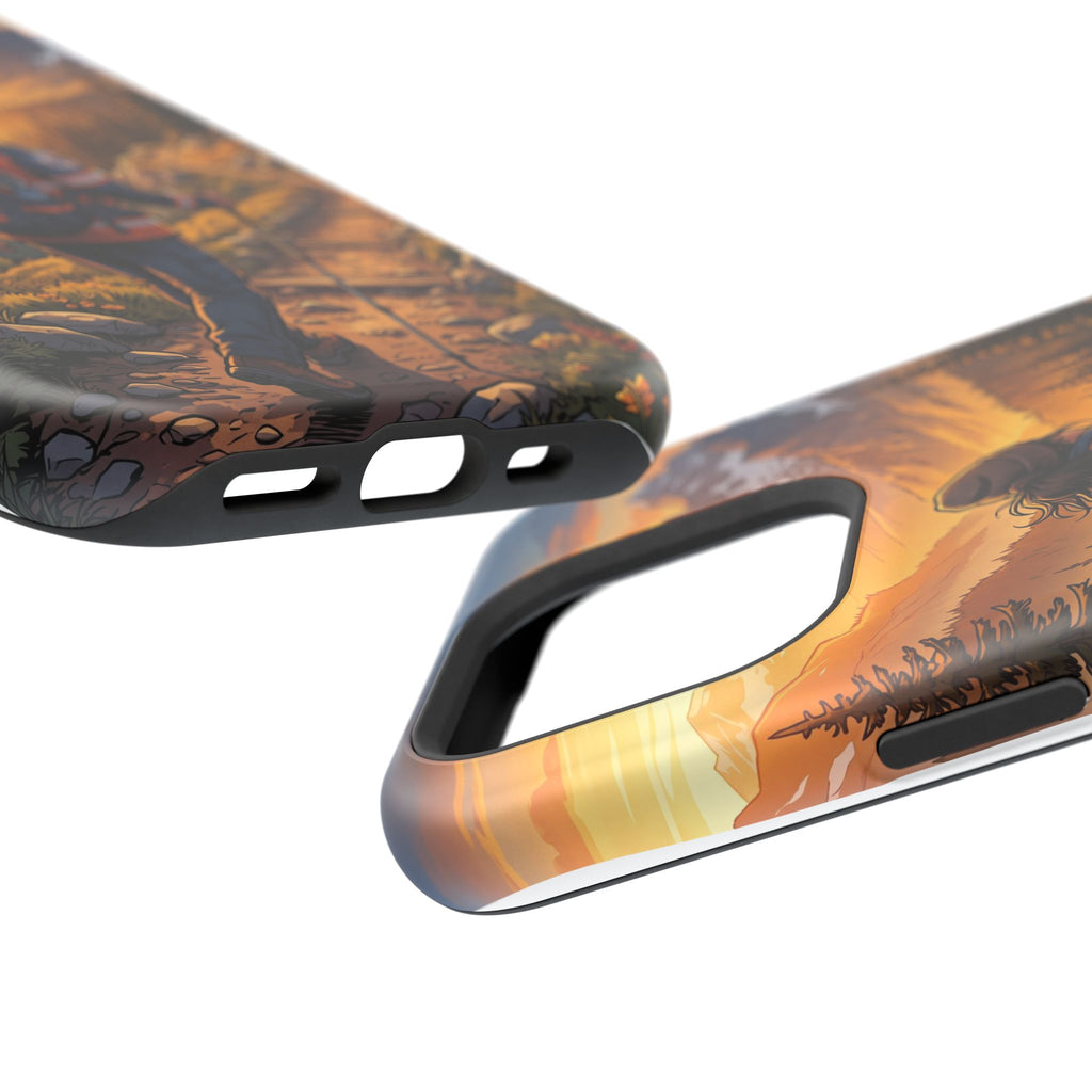 Paramedic/EMT Mountain Phone Case — Magnetic Wireless Charging Cover