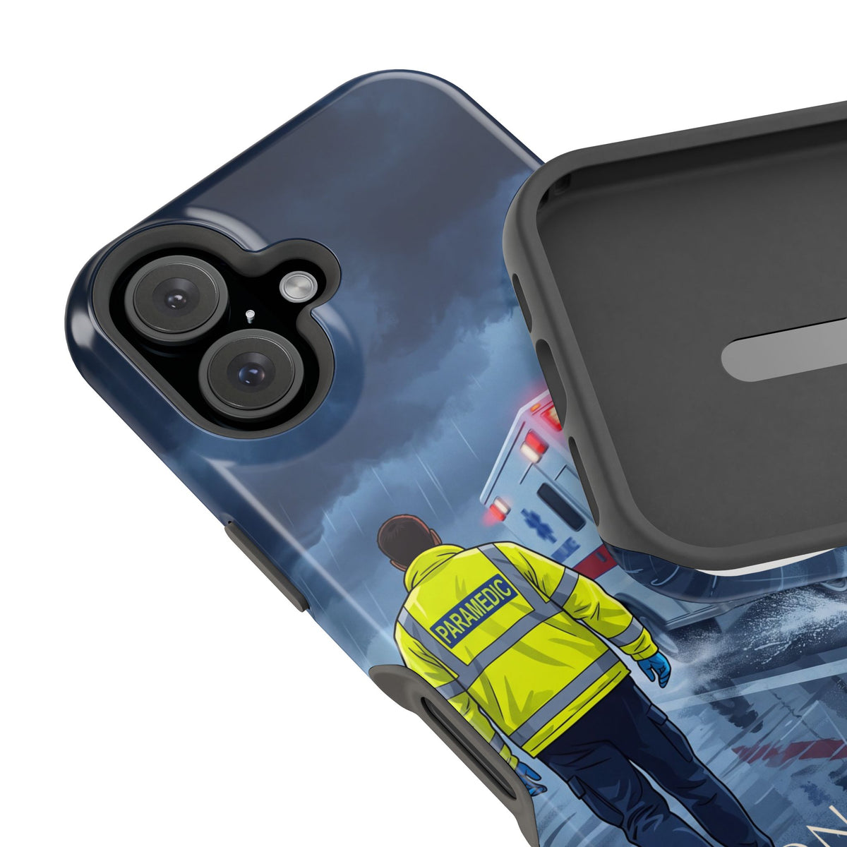 Personalized EMS Storm Phone Case — Wireless Charging Cover