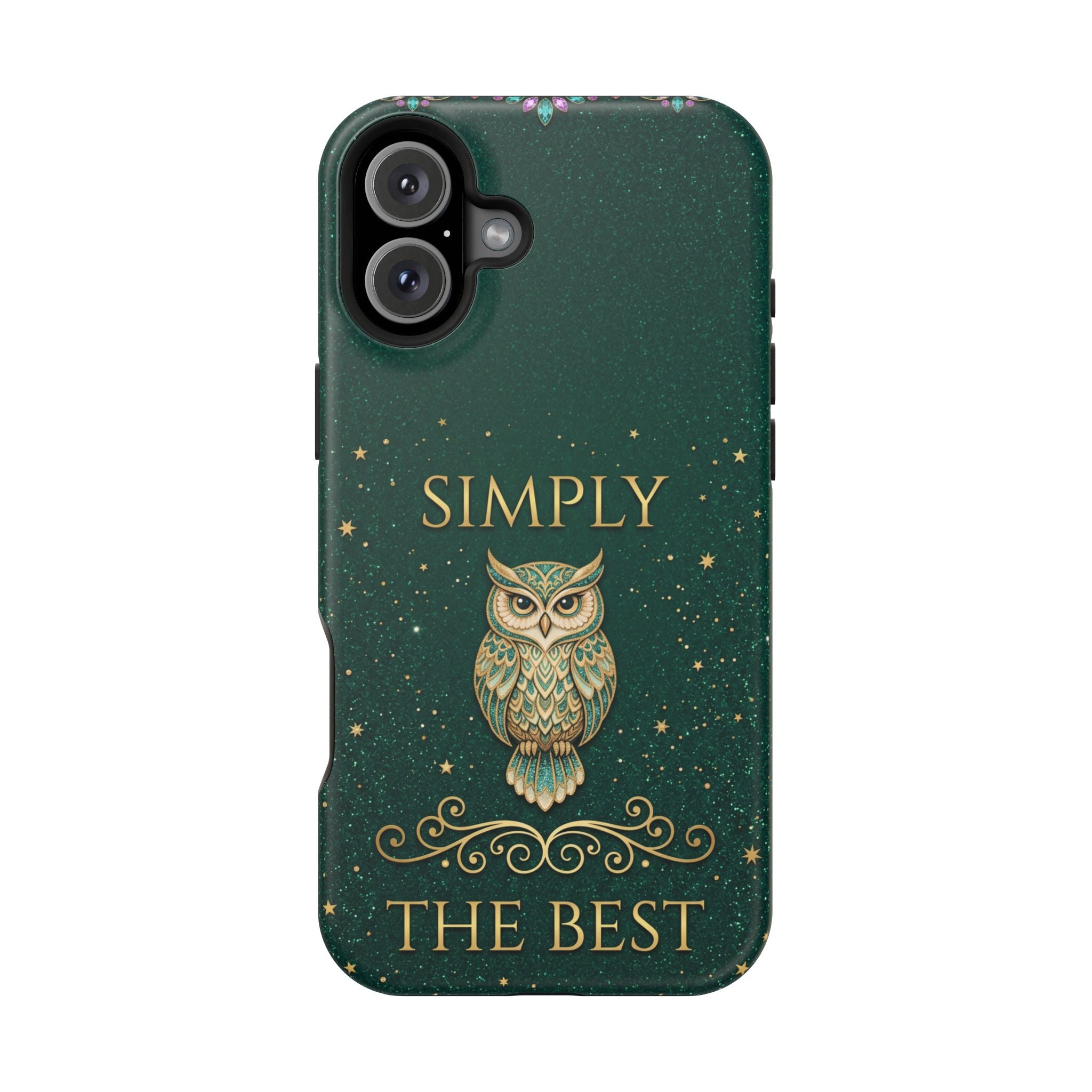 Simply The Best Wise Owl Phone Case — Wireless Charging Cover