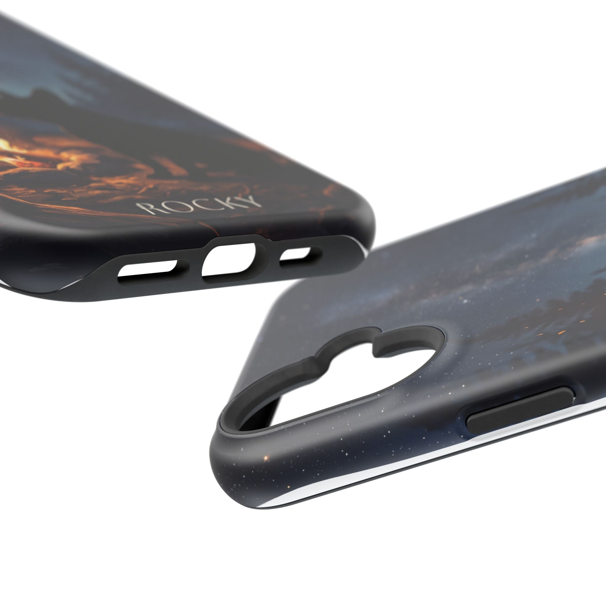Personalized French Bulldog Campfire Phone Case — Wireless Charging Cover