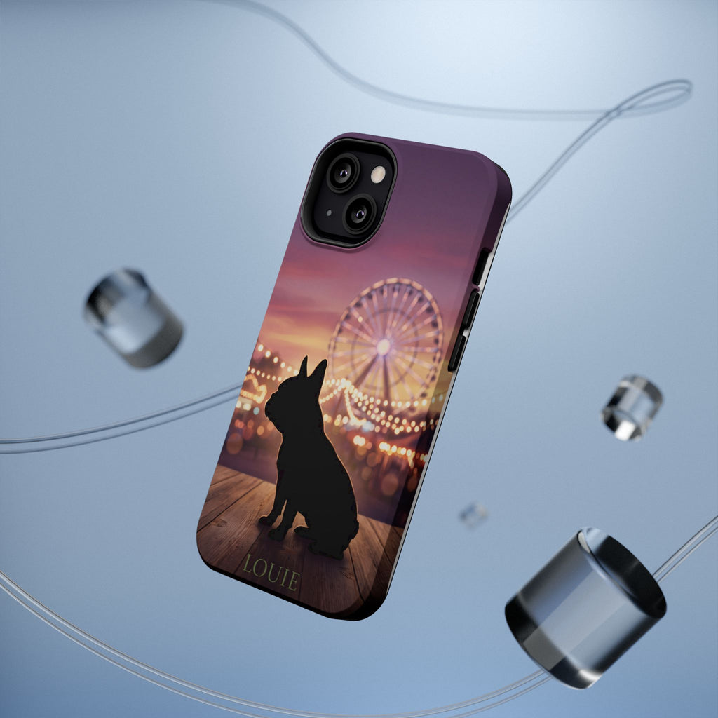 Personalized French Bulldog Carnival Nights Phone Case — Wireless Charging Cover