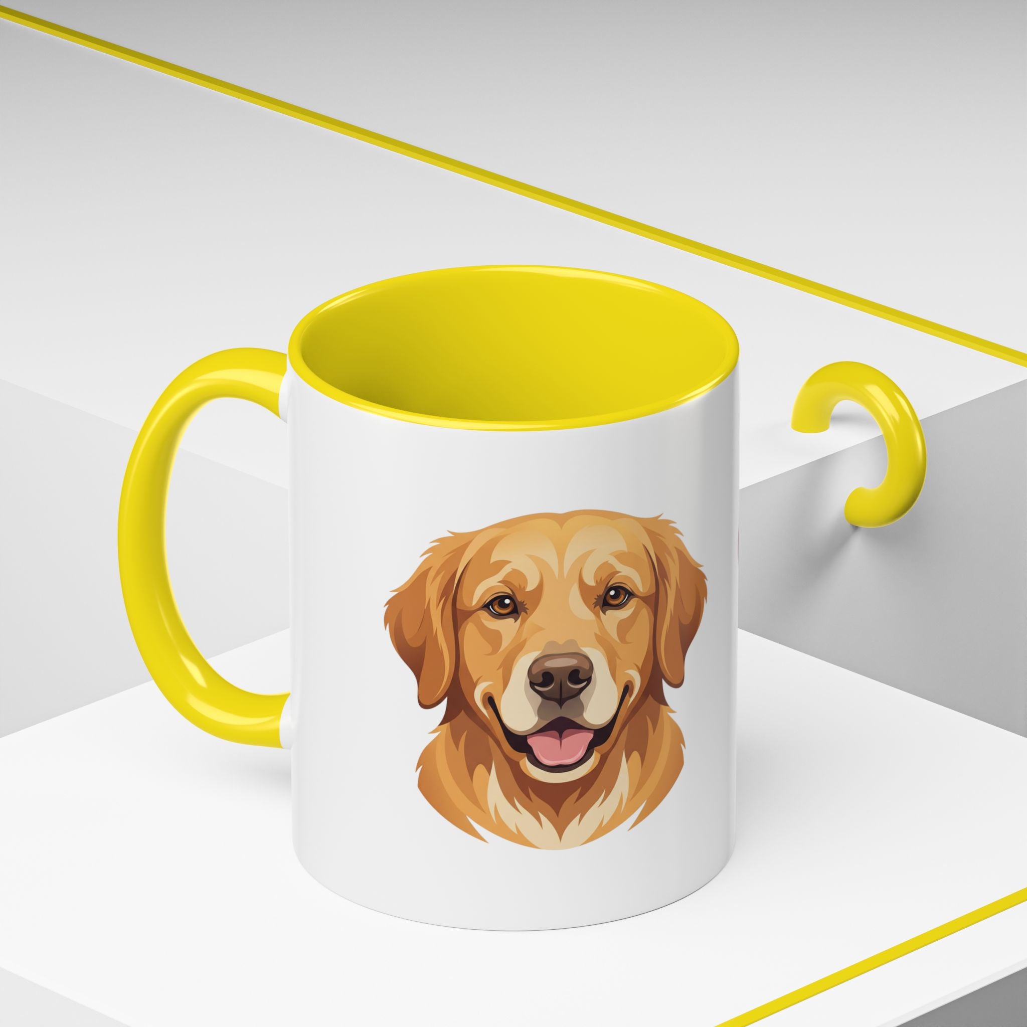 Personalized Golden Retriever Mug | Custom Name & Message Dog Lover Coffee Mug