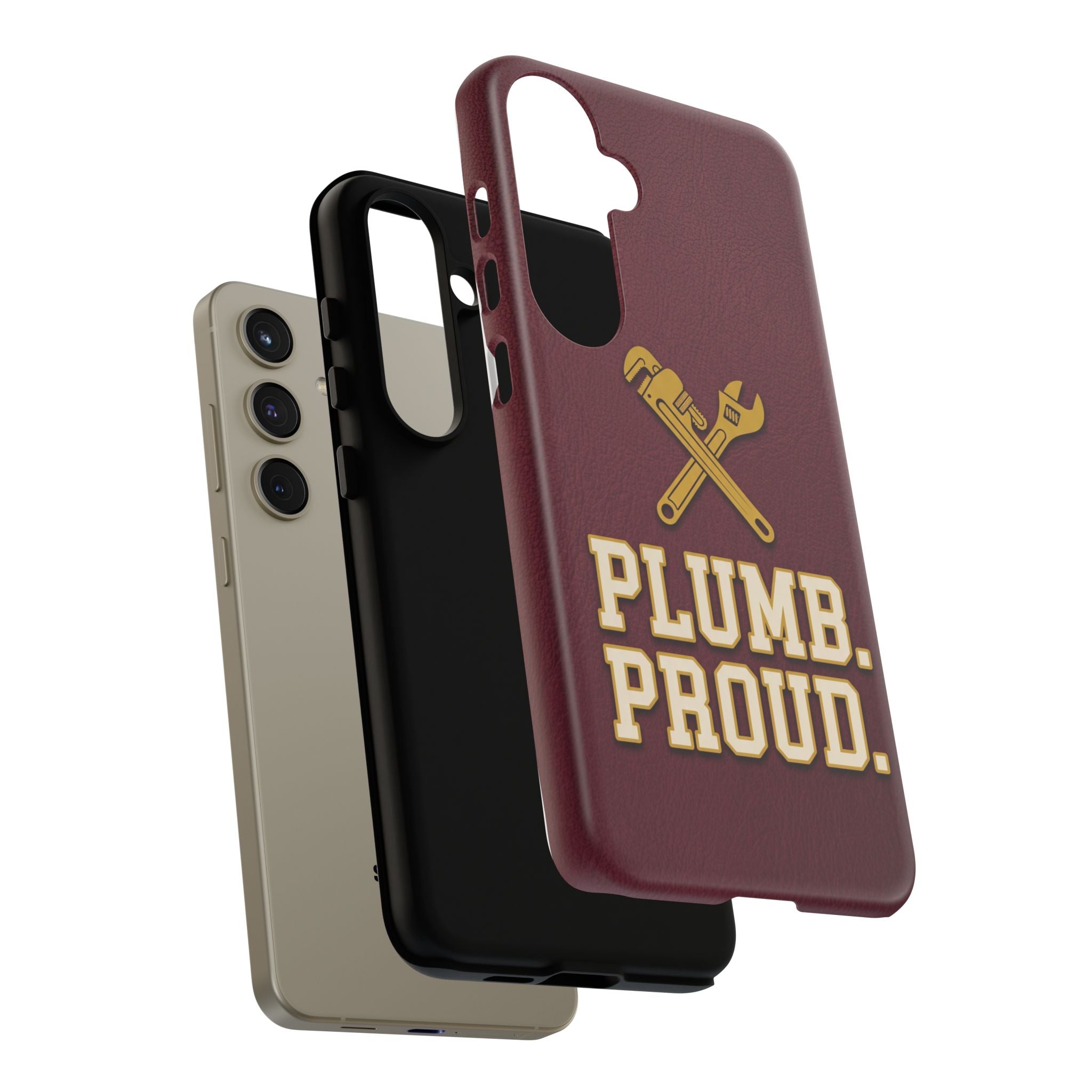 Plumb. Proud. Varsity Print Phone Case - Samsung & iPhone Series