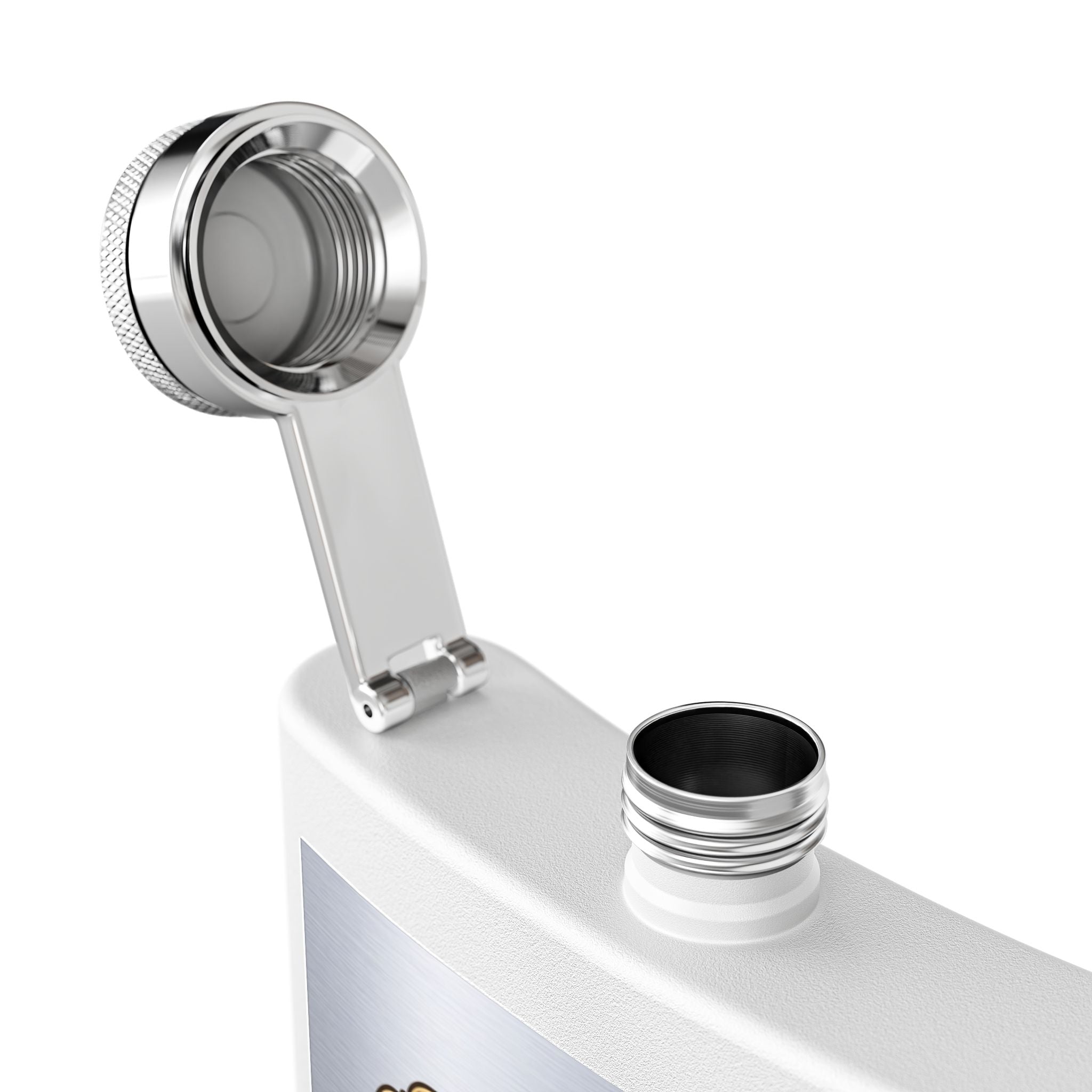 Flask — "Residential Electrician: Homes Powered by Me" (Crest Edition) 6oz Stainless Steel Hip Flask