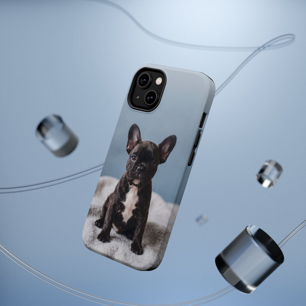 French Bulldog Puppy Phone Case — Impact-Resistant Wireless Charging Cover