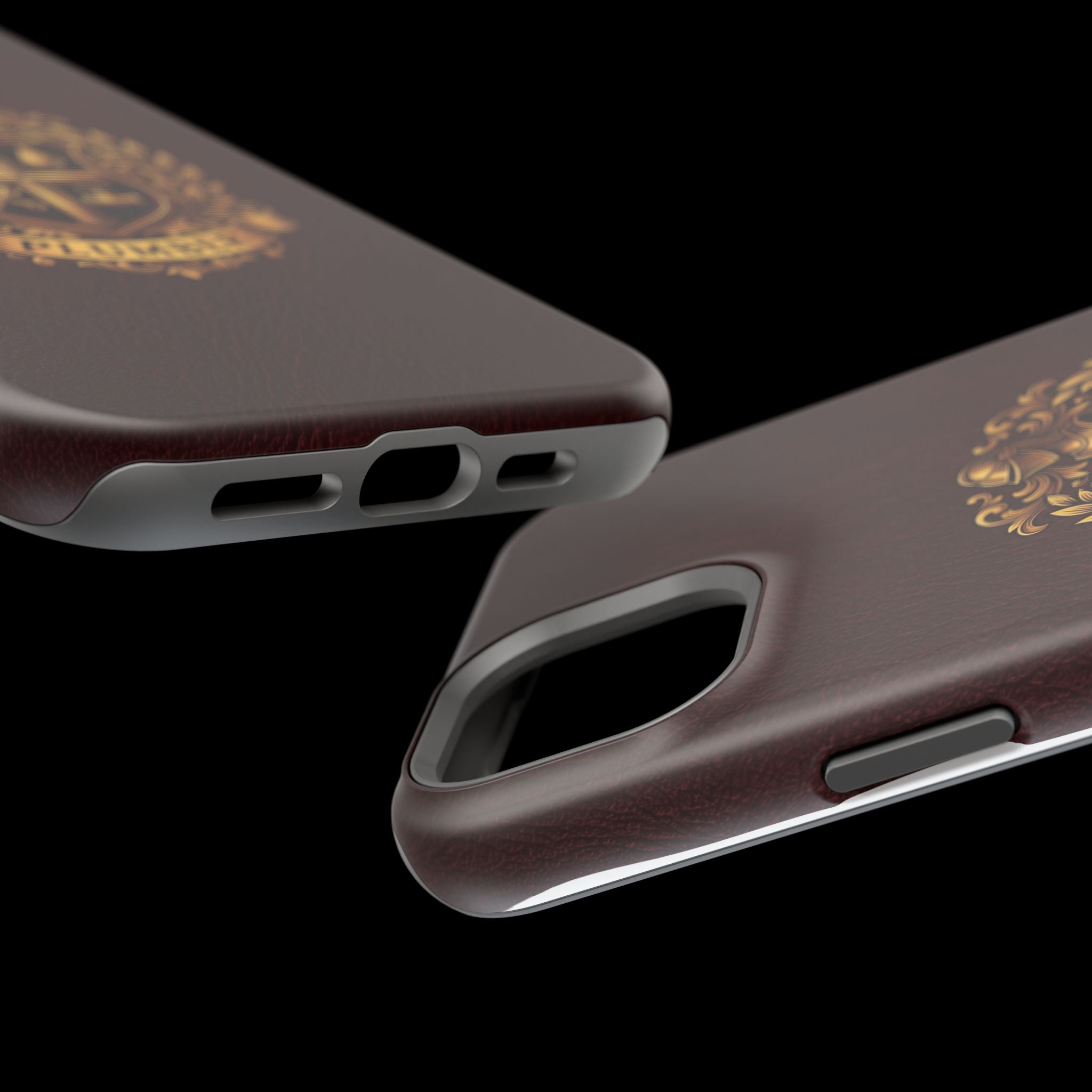 Plumber Crest Phone Case — Heraldic Shield Design Wireless Charging Cover