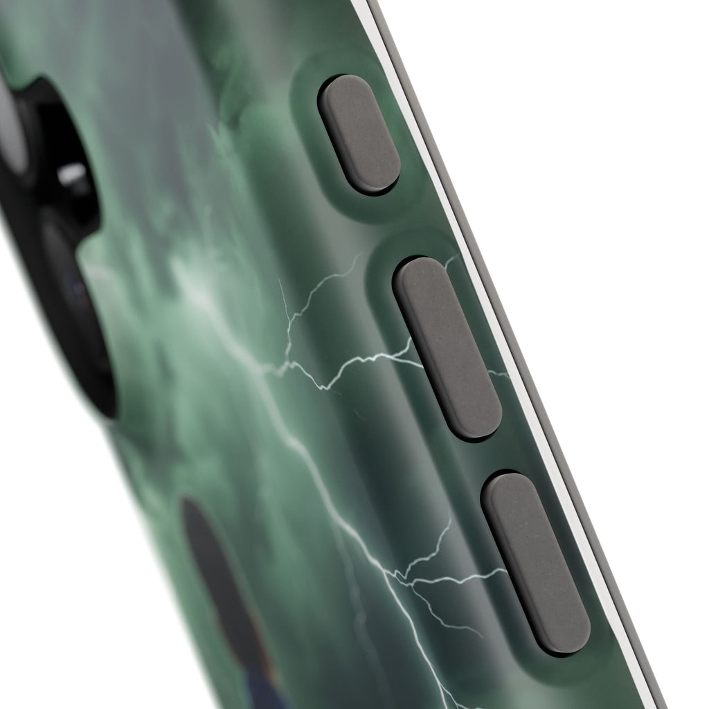 Paramedic Green Storm Phone Case — Magnetic Wireless Charging Cover