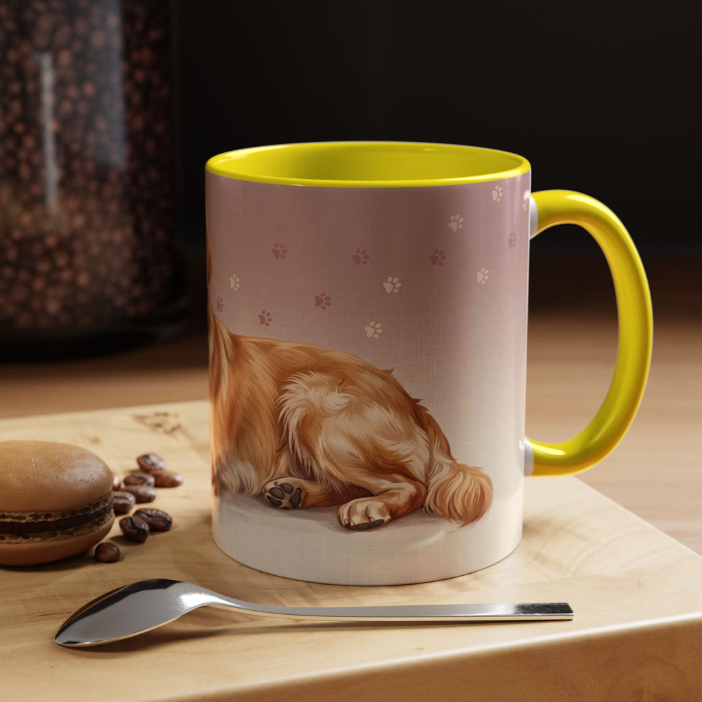 Golden Retriever Lying Down Mug | Golden Retriever Lover Gift | Cute Dog Coffee Mug