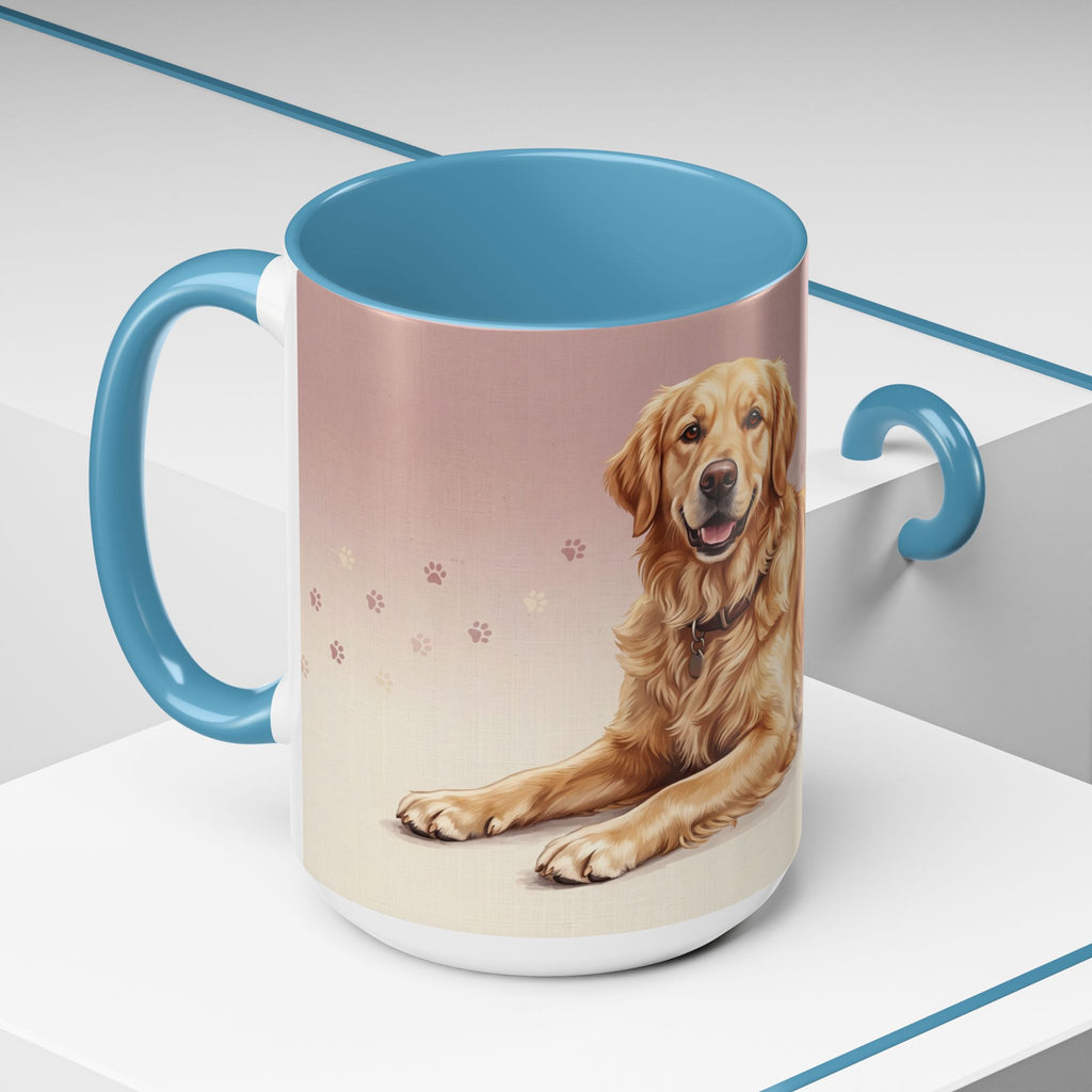 Golden Retriever Lying Down Mug | Golden Retriever Lover Gift | Cute Dog Coffee Mug