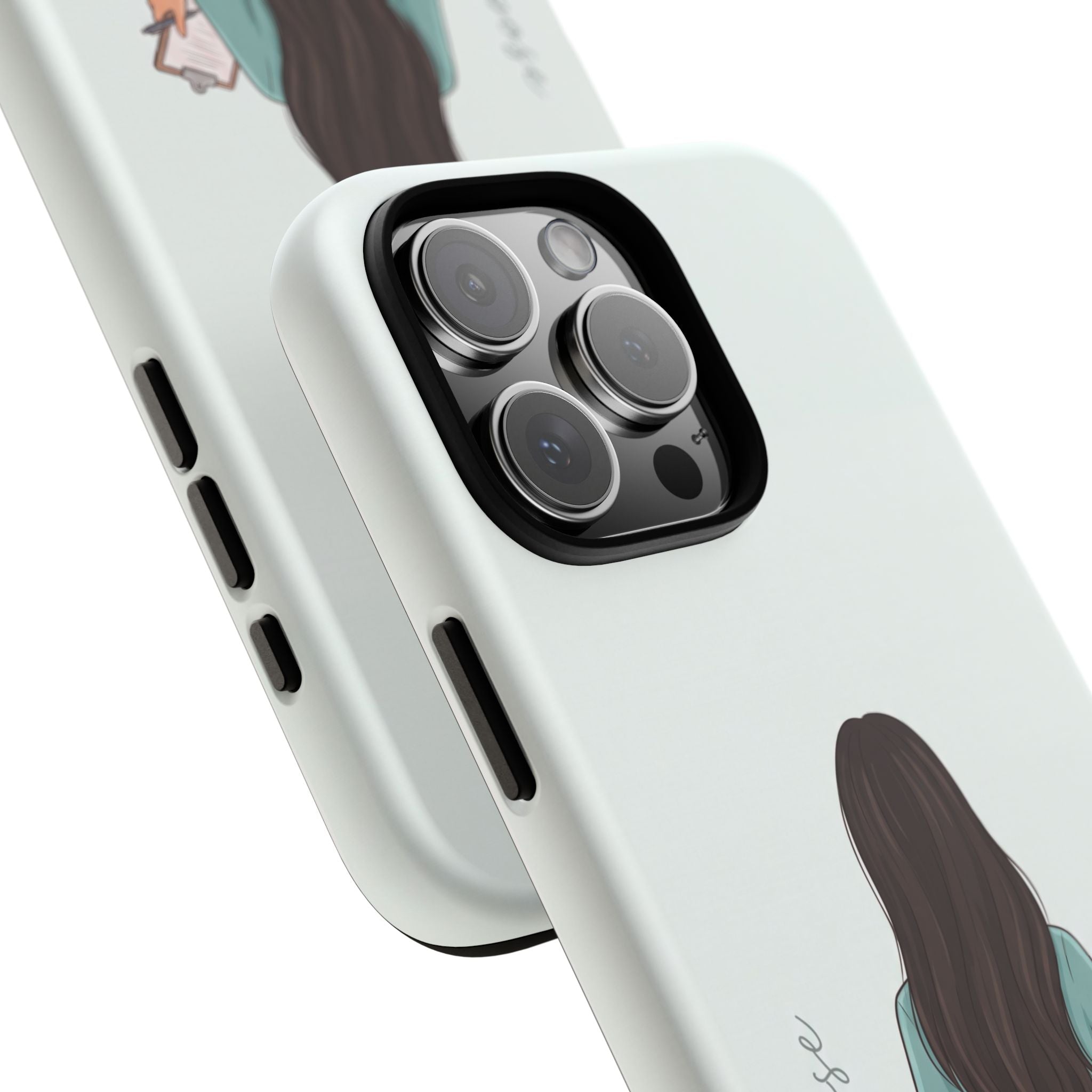 "Trust the Purpose" Nurse Phone Case | Illustrated Nurse in Scrubs Design | iPhone & Samsung