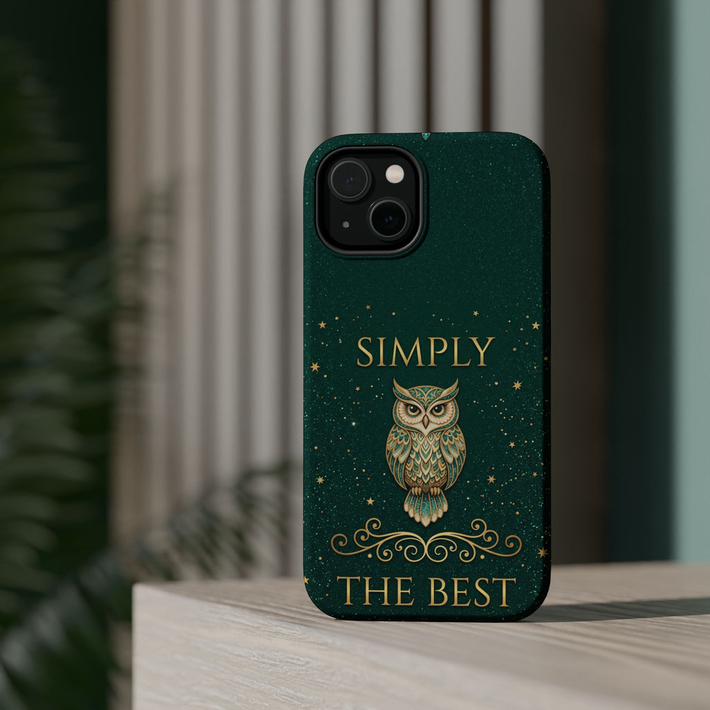 Simply The Best Wise Owl Phone Case — Wireless Charging Cover