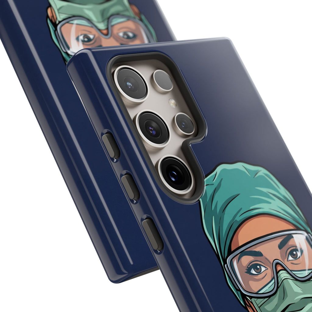 Nurse Illustrated Portrait Phone Case | iPhone & Samsung