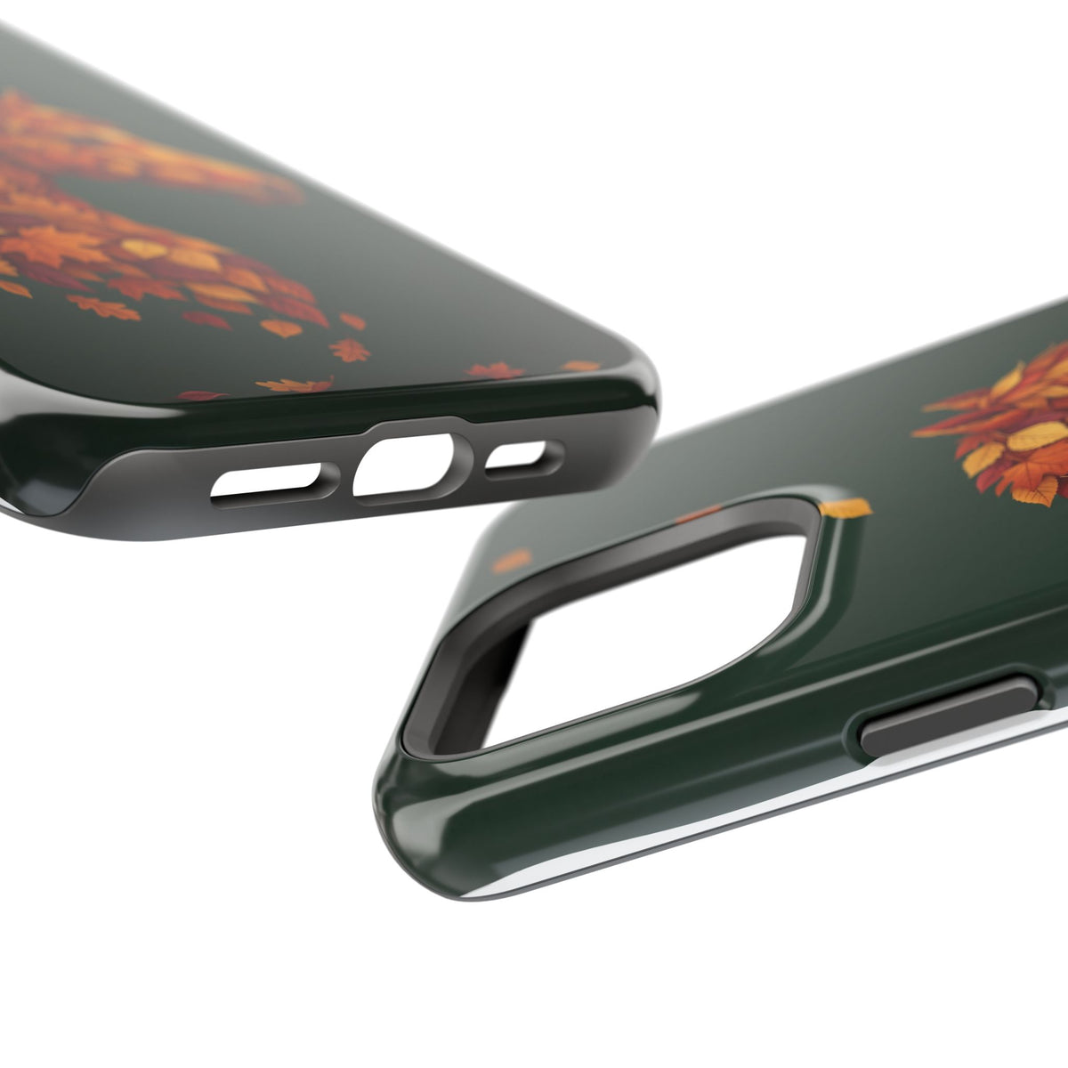 Autumn Leaves Horse Phone Case — Tough Magnetic Case with Wireless Charging