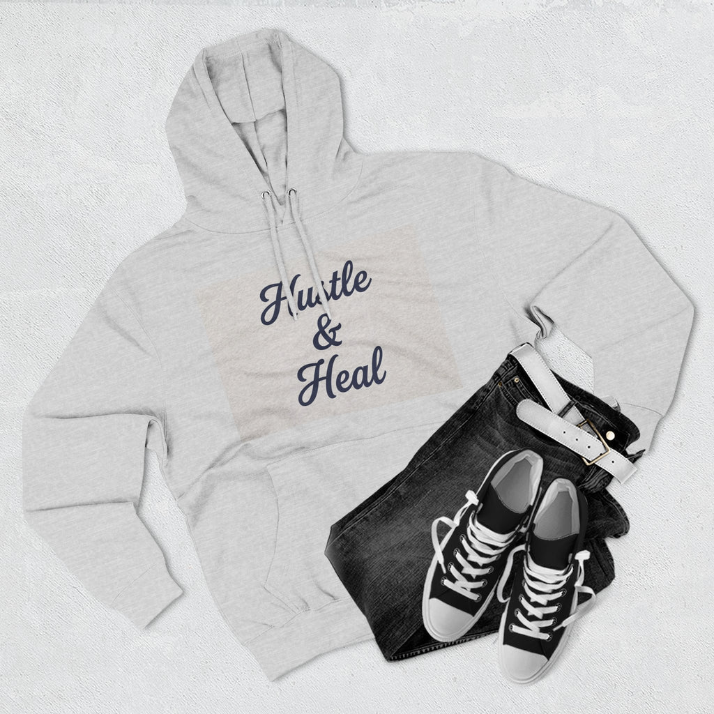 Hustle and Heal Nurse Hoodie — Unisex Comfortable Pullover for Passionate Nurses and Medical Workers