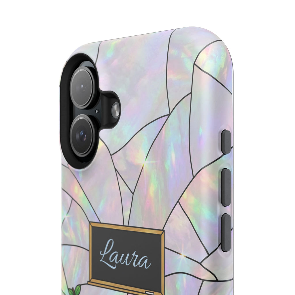 Personalized Teacher Phone Case — Impact-Resistant Wireless Charging Cover