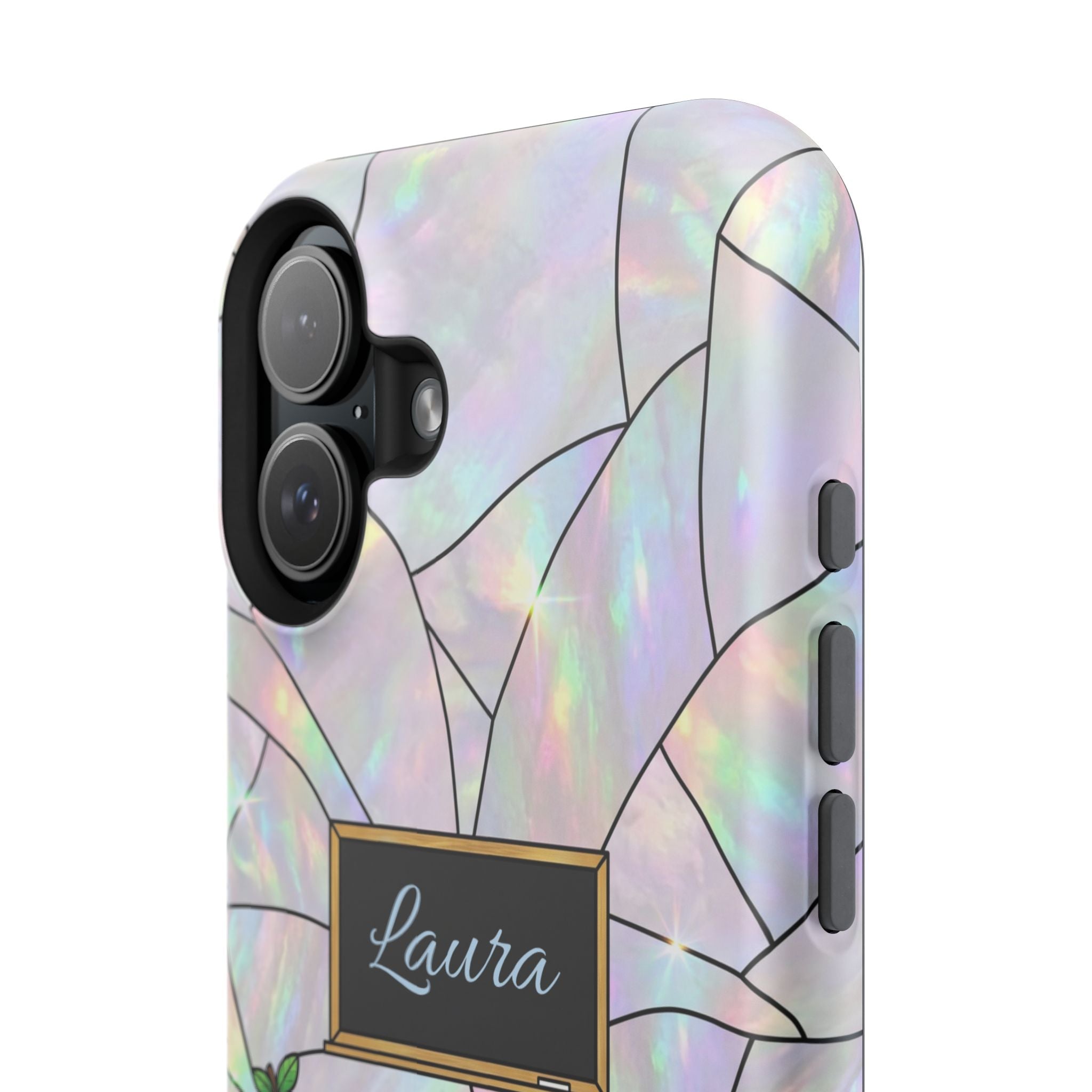 Personalized Teacher Phone Case — Impact-Resistant Wireless Charging Cover