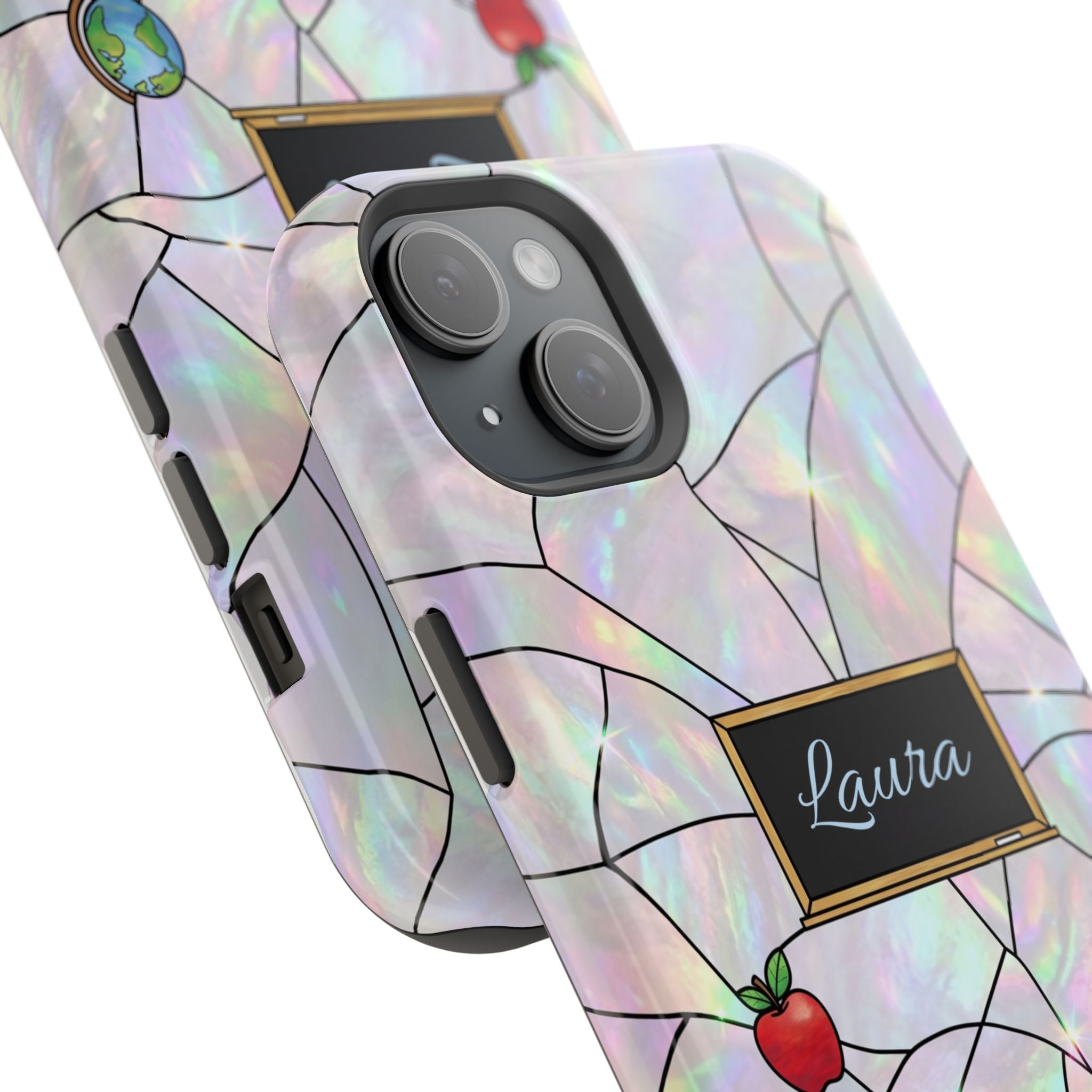 Personalized Teacher Phone Case — Impact-Resistant Wireless Charging Cover