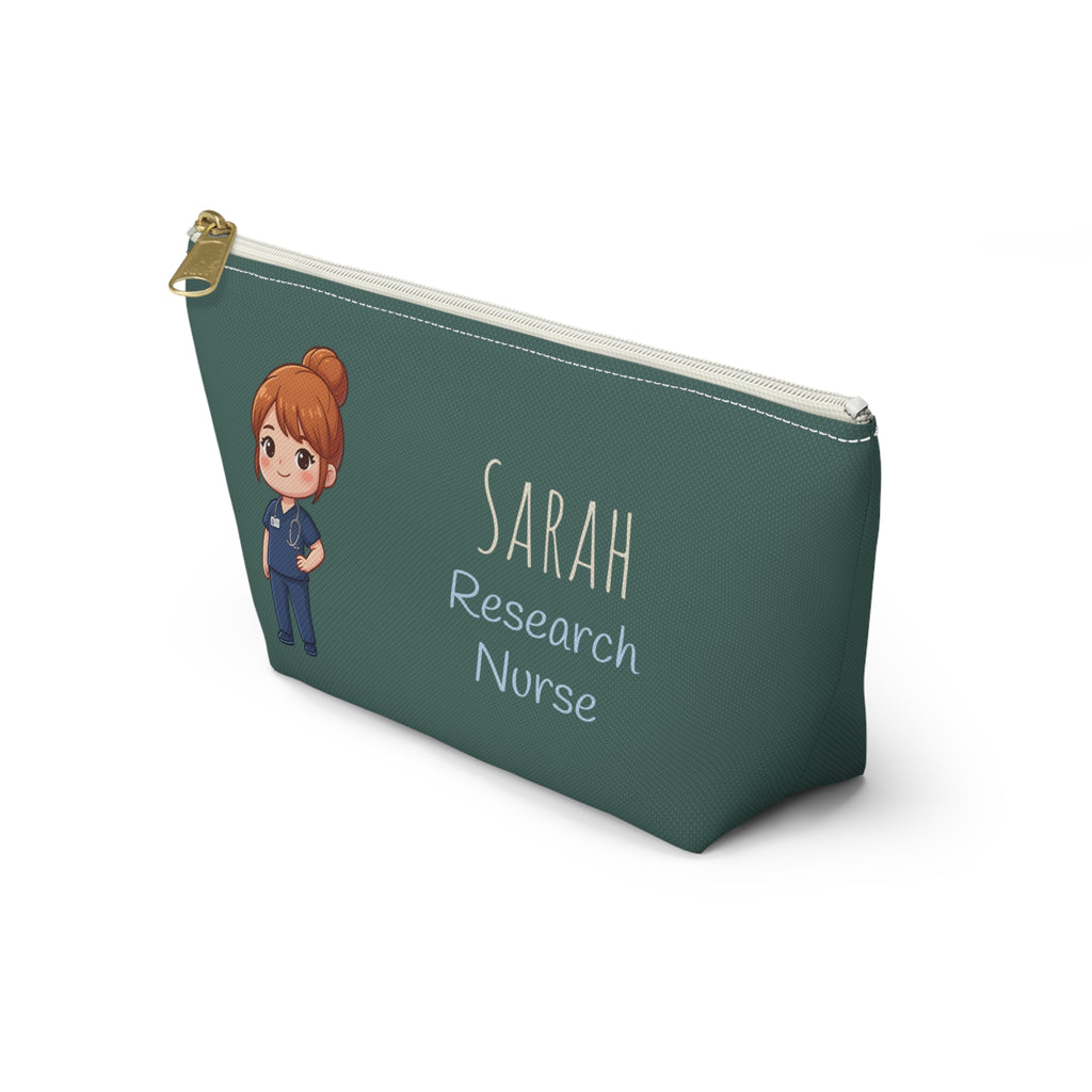 Personalized Nurse Gift Pouch | Custom Name Makeup Bag for Nurses