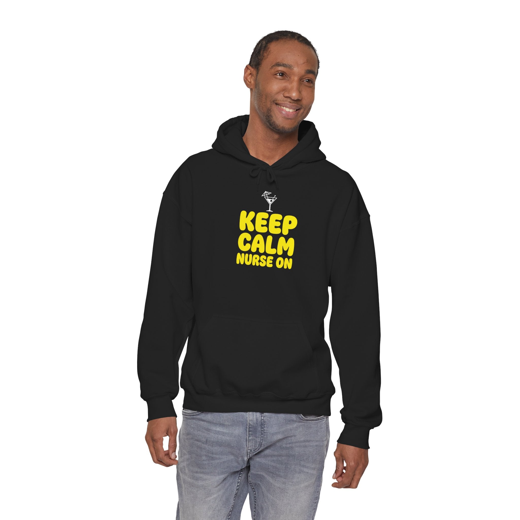 Keep Calm Nurse On Hoodie — Funny Nurse Graphic Pullover