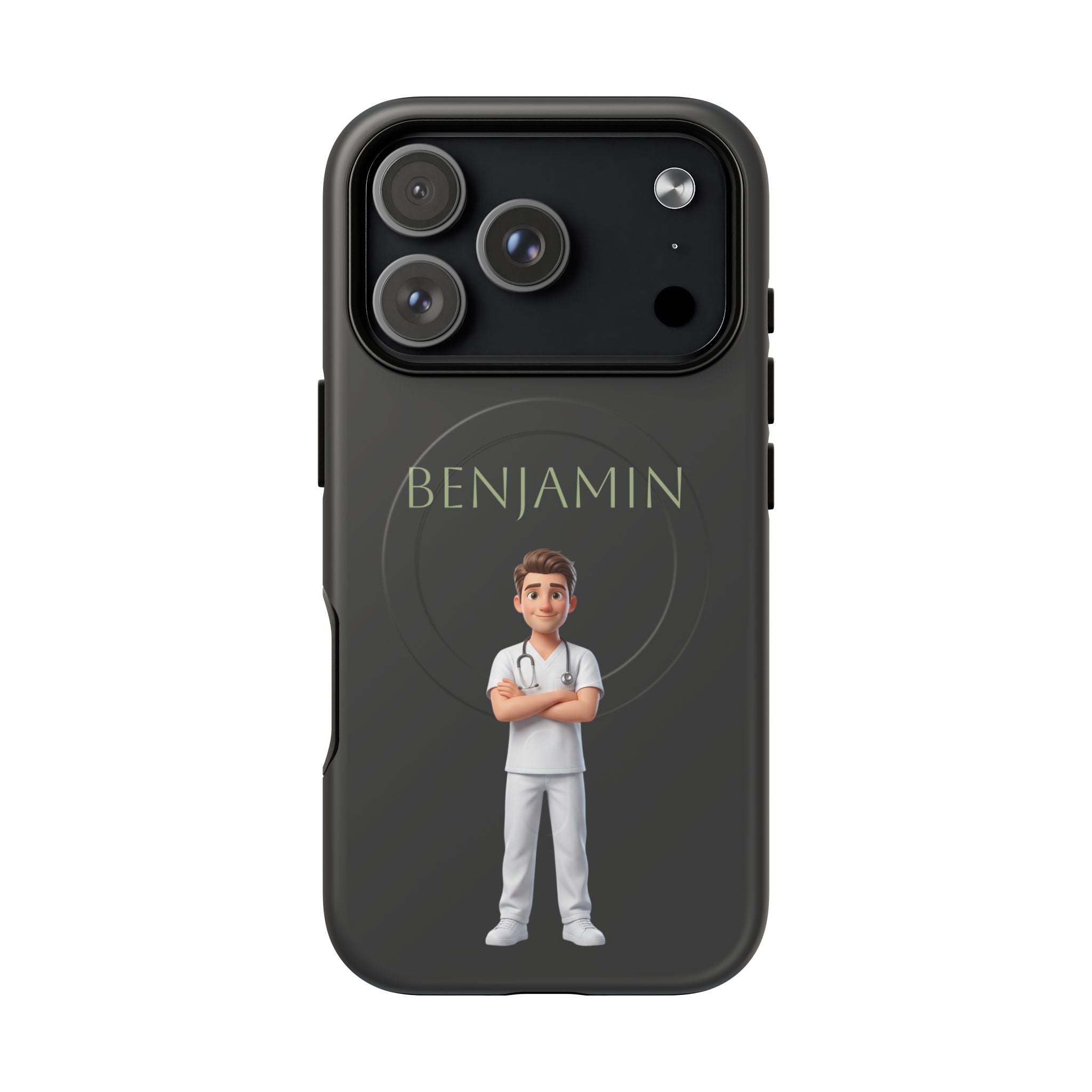 Personalized Nurse Phone Case | MagSafe Compatible, Custom Name iPhone Case
