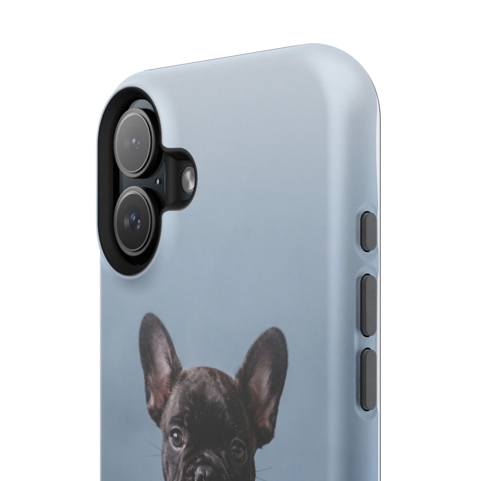 French Bulldog Puppy Phone Case — Impact-Resistant Wireless Charging Cover