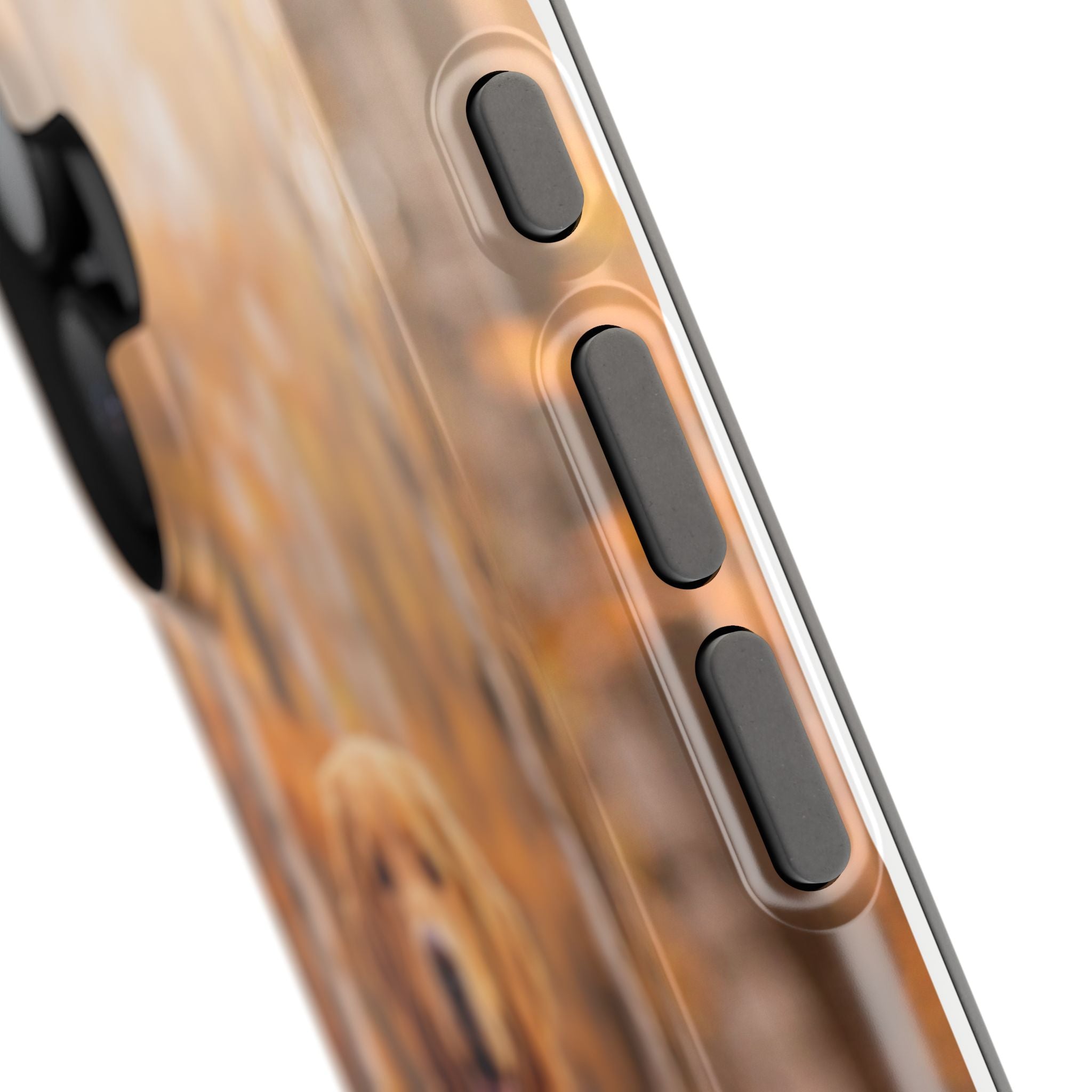 Autumn Golden Retriever Phone Case — Impact-Resistant Wireless Charging Cover