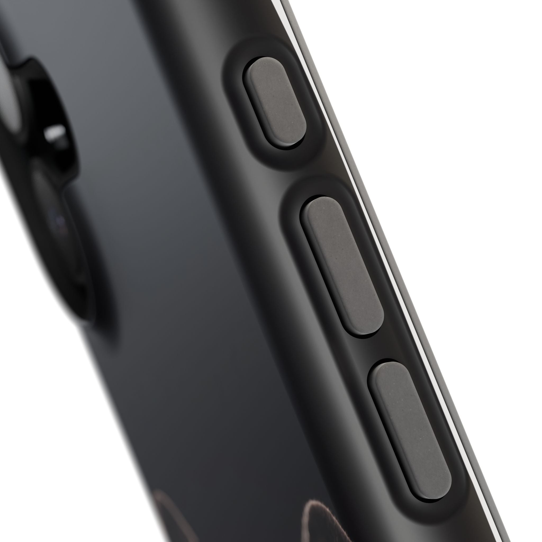 Black French Bulldog Phone Case — Impact-Resistant Wireless Charging Cover