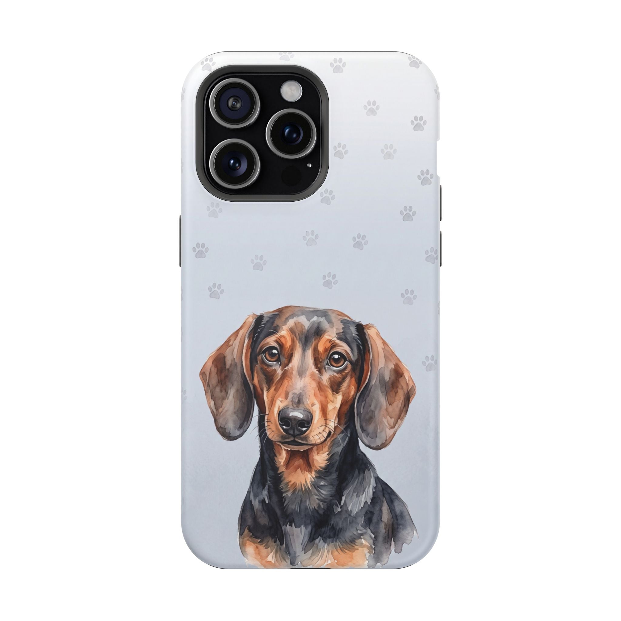 Dachshund Phone Case — Impact-Resistant Wireless Charging Cover