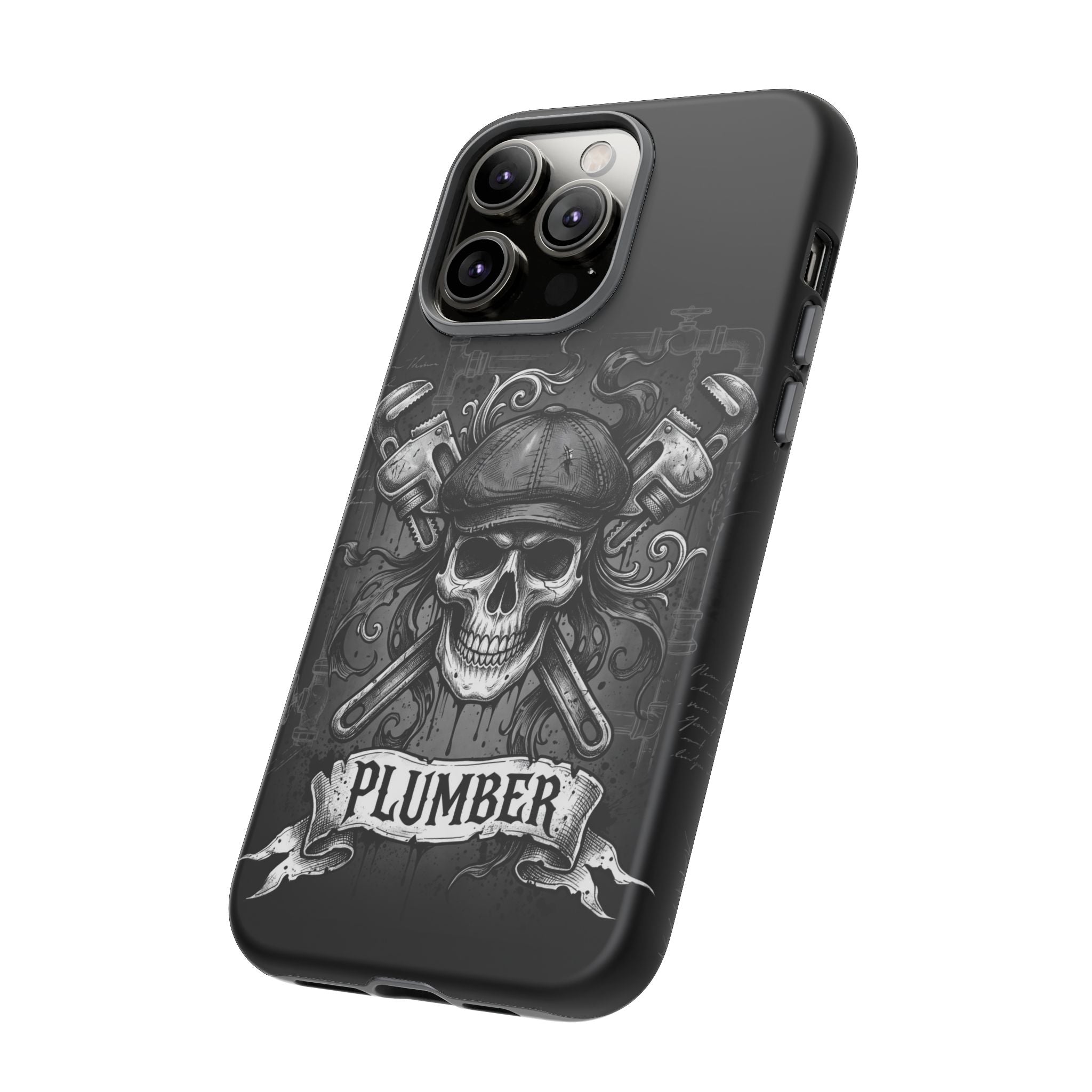 Gothic Skull Plumber Phone Case - Samsung & iPhone Series
