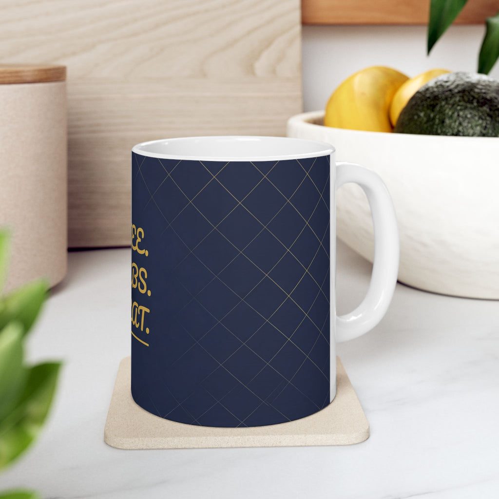 Nurse Mug | Coffee. Scrubs. Repeat | Funny Coffee Mug for Nurses | Nurse Gift